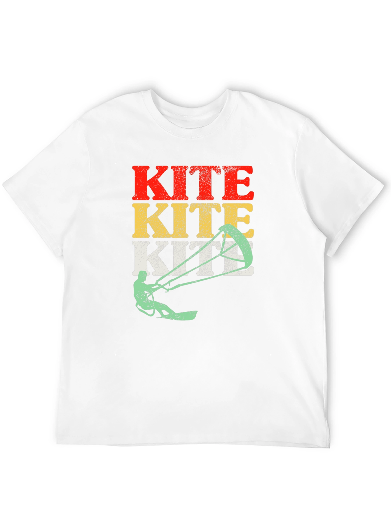 Kiteboarding T-Shirt - Vintage Style Kitesurfing Tee