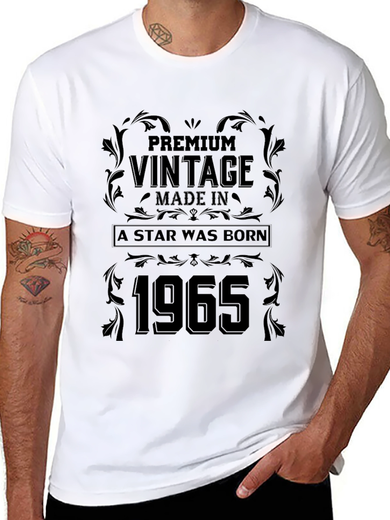 Premium Vintage 1965 Birthday T-Shirt