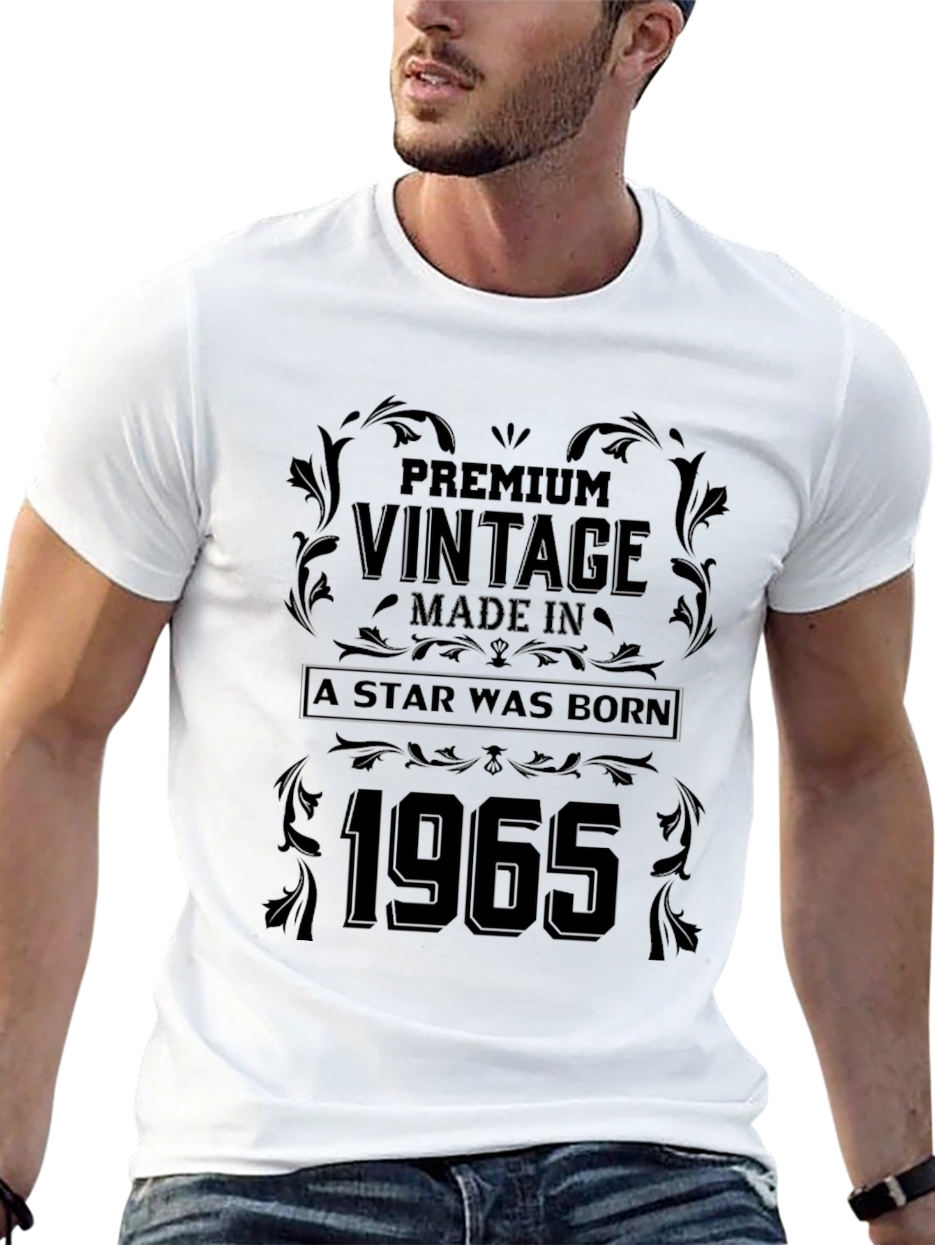 Premium Vintage 1965 Birthday T-Shirt