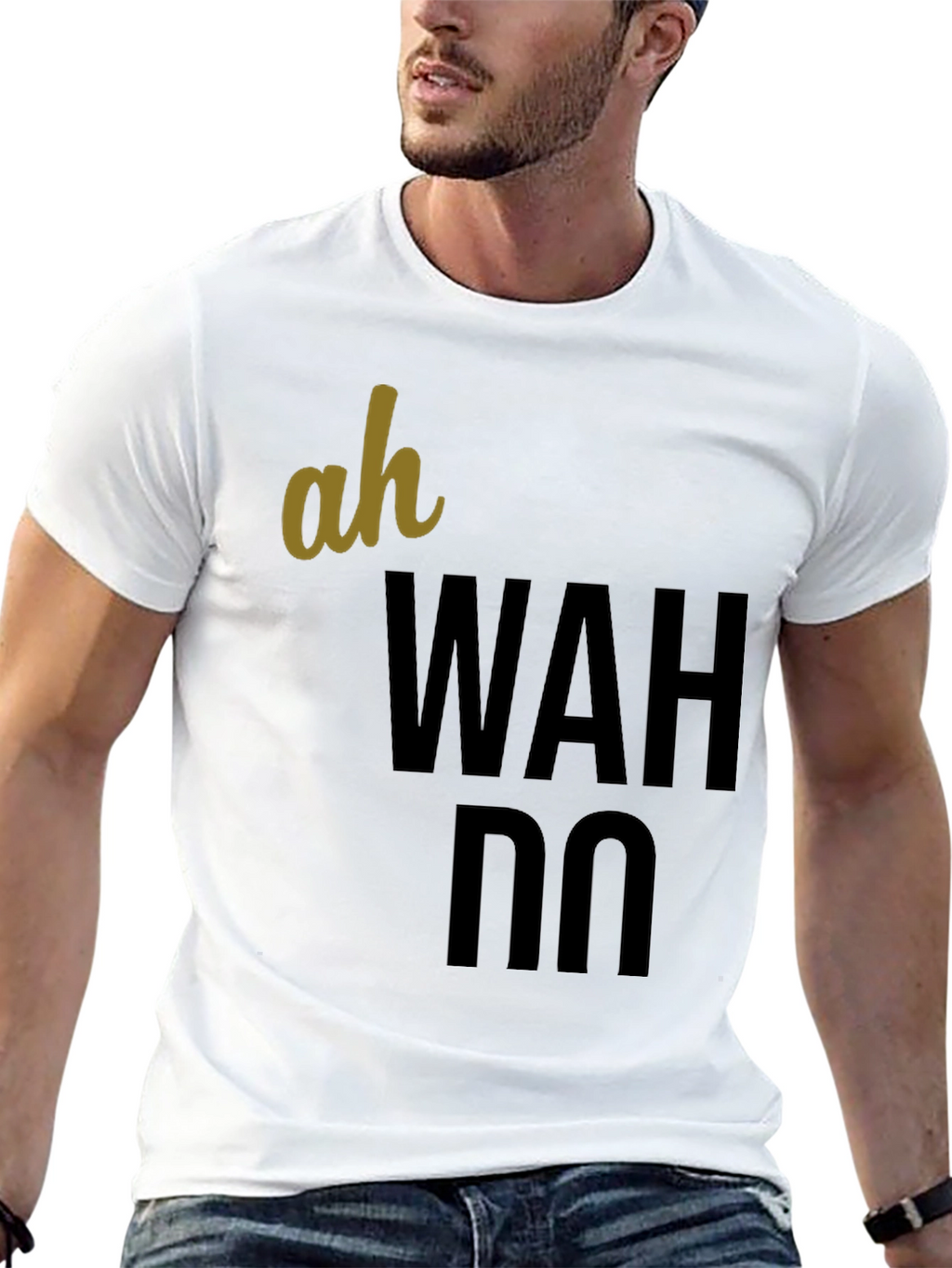 Ah Wah Do T-Shirt - Casual Graphic Tee