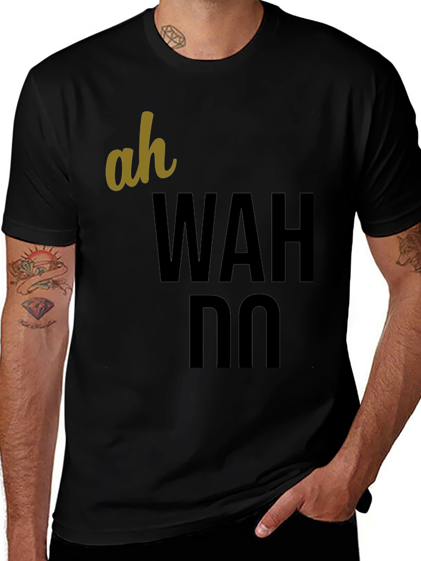 Ah Wah Do T-Shirt - Casual Graphic Tee