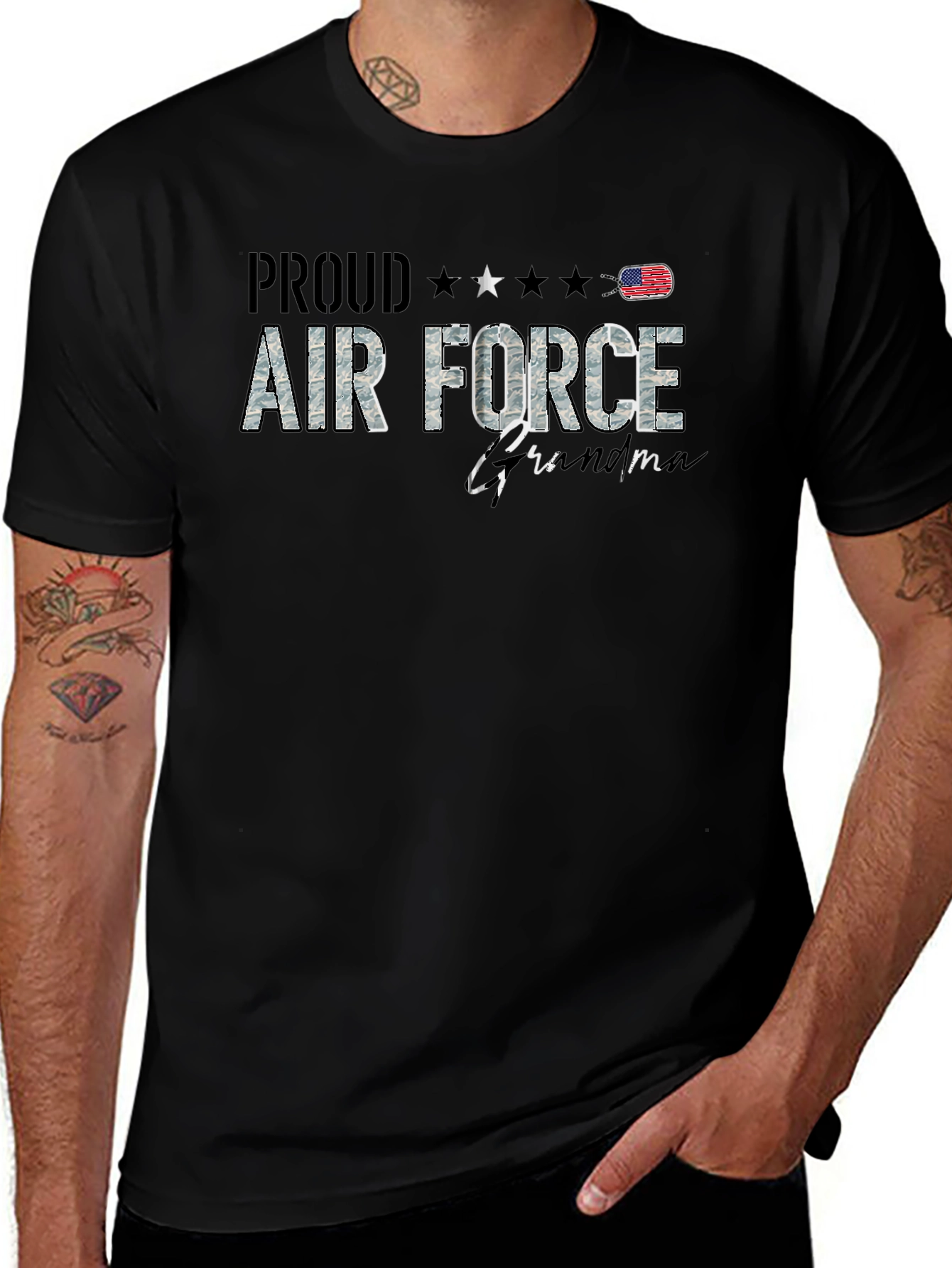 Proud Air Force Grandma T-Shirt