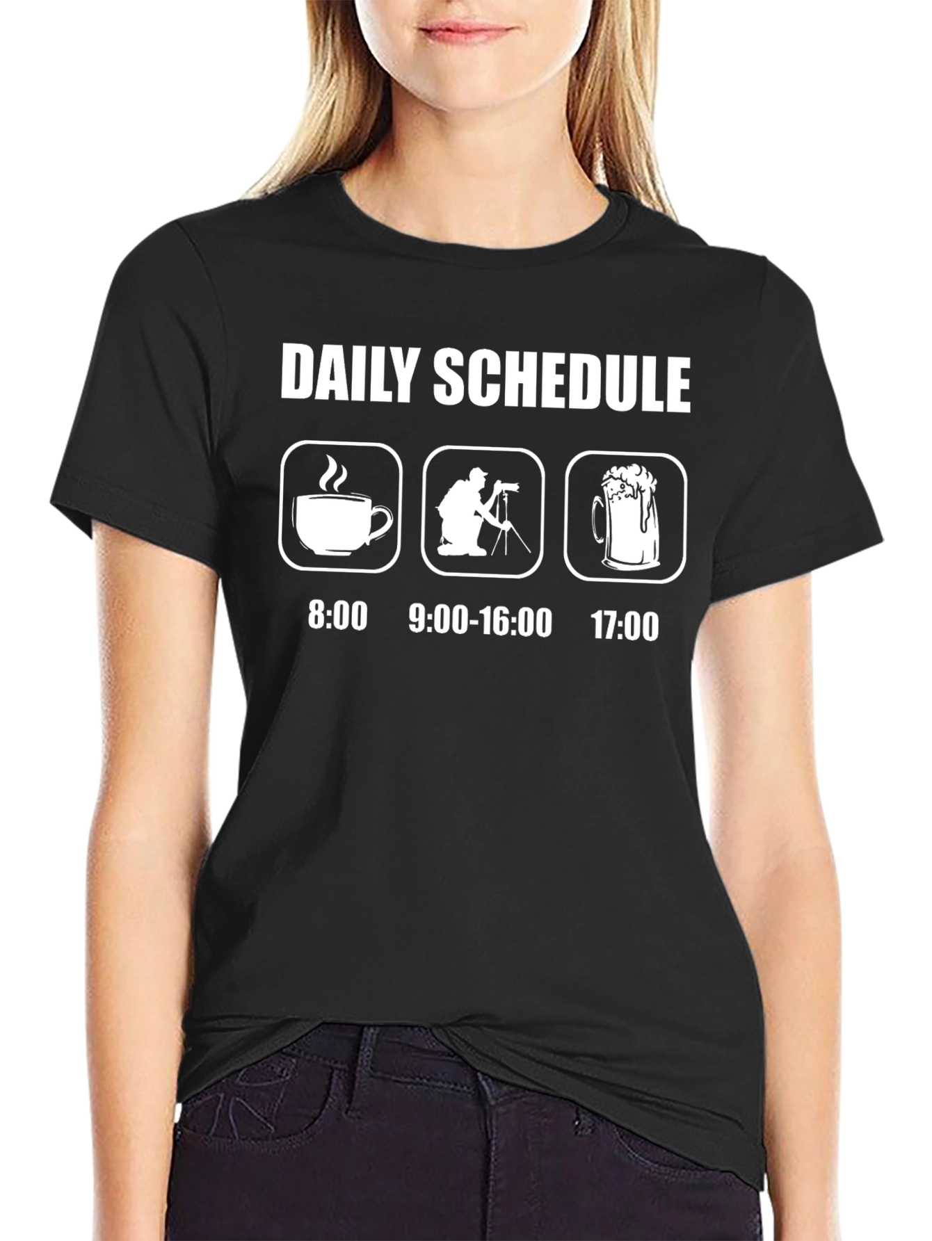 Photographers Daily Schedule Graphic T-Shirt