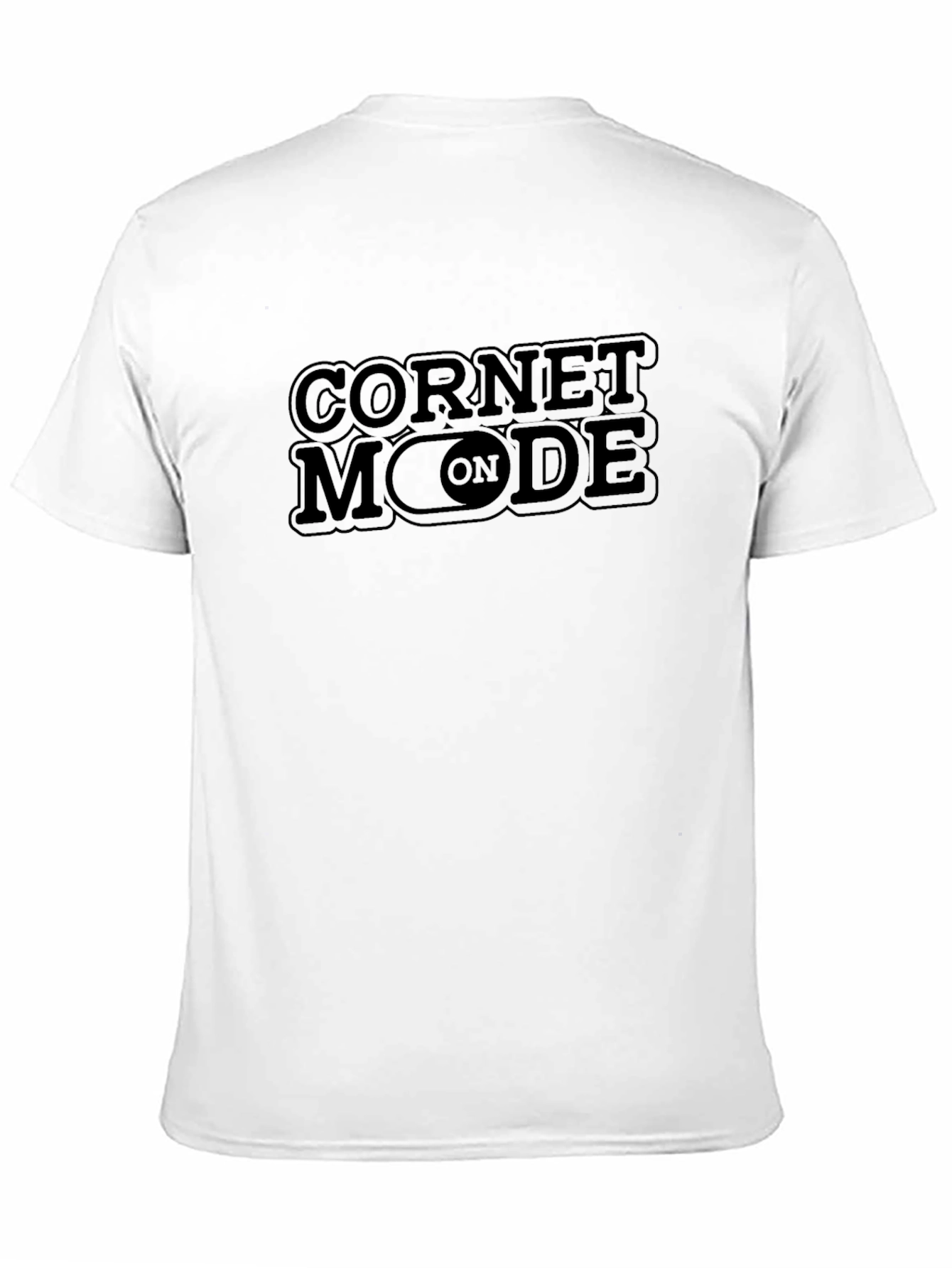 Cornet Mode On Black T-Shirt