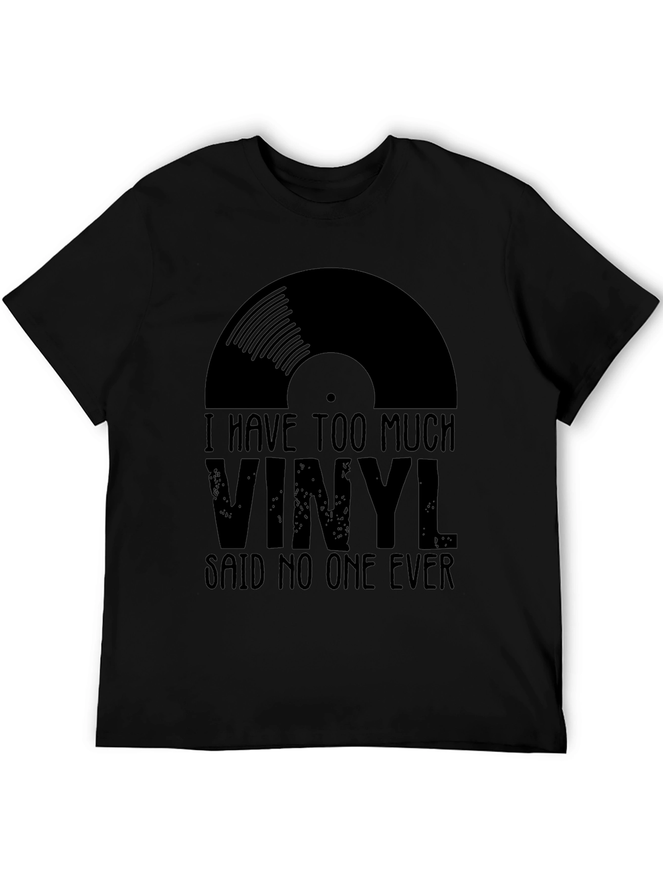 Vinyl Record Graphic T-Shirt - Music Lover Tee