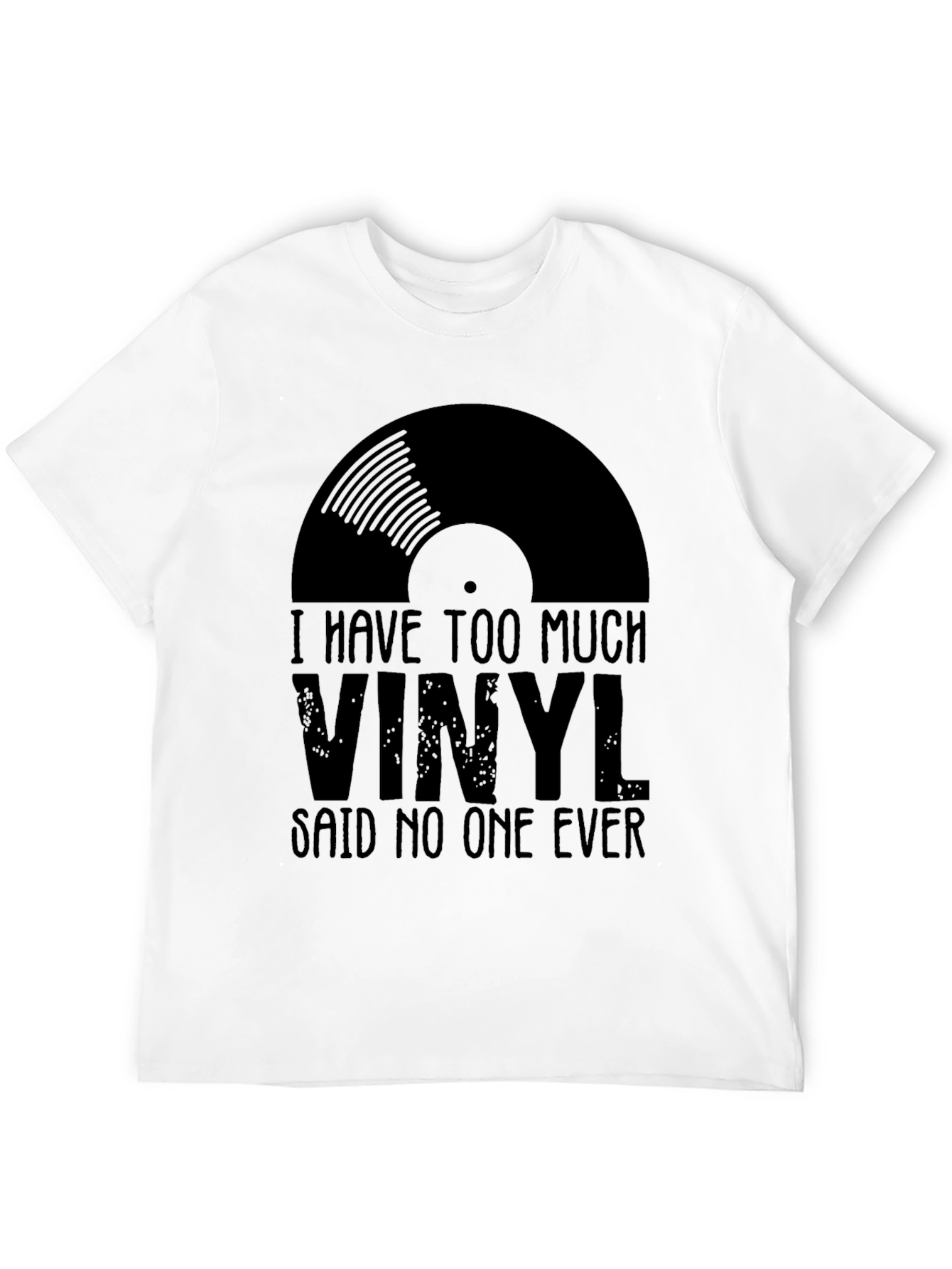 Vinyl Record Graphic T-Shirt - Music Lover Tee
