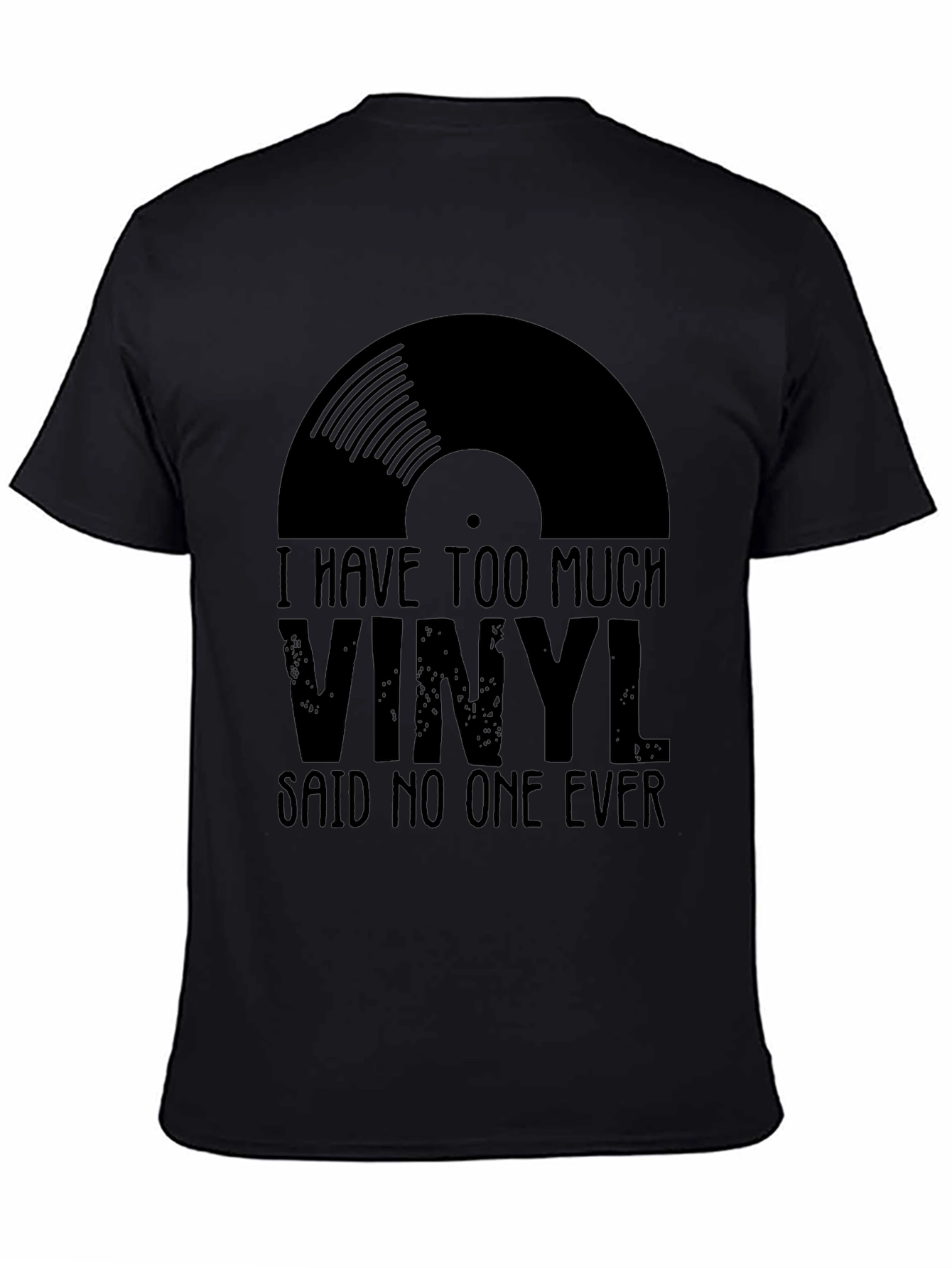 Vinyl Record Graphic T-Shirt - Music Lover Tee