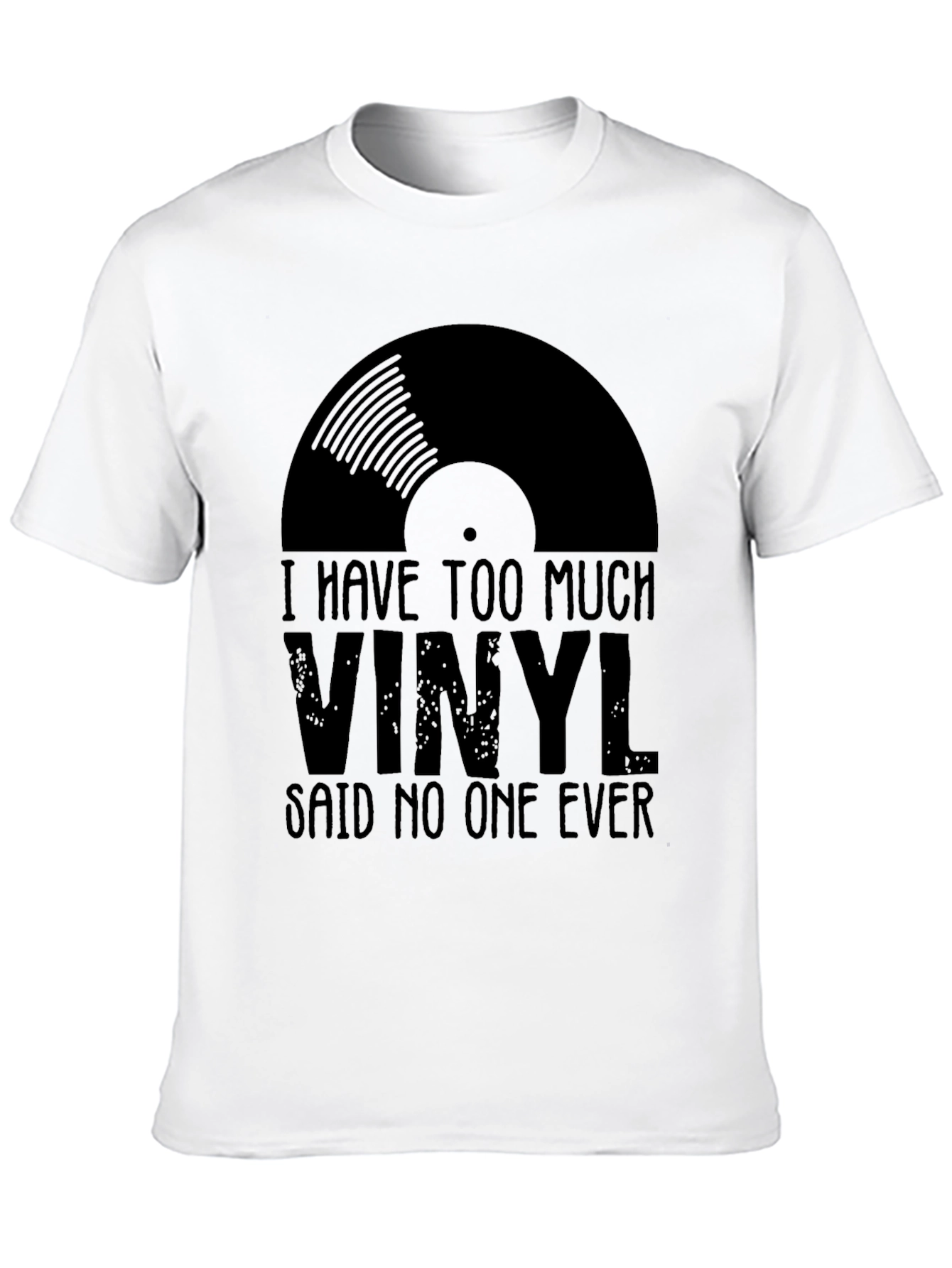 Vinyl Record Graphic T-Shirt - Music Lover Tee
