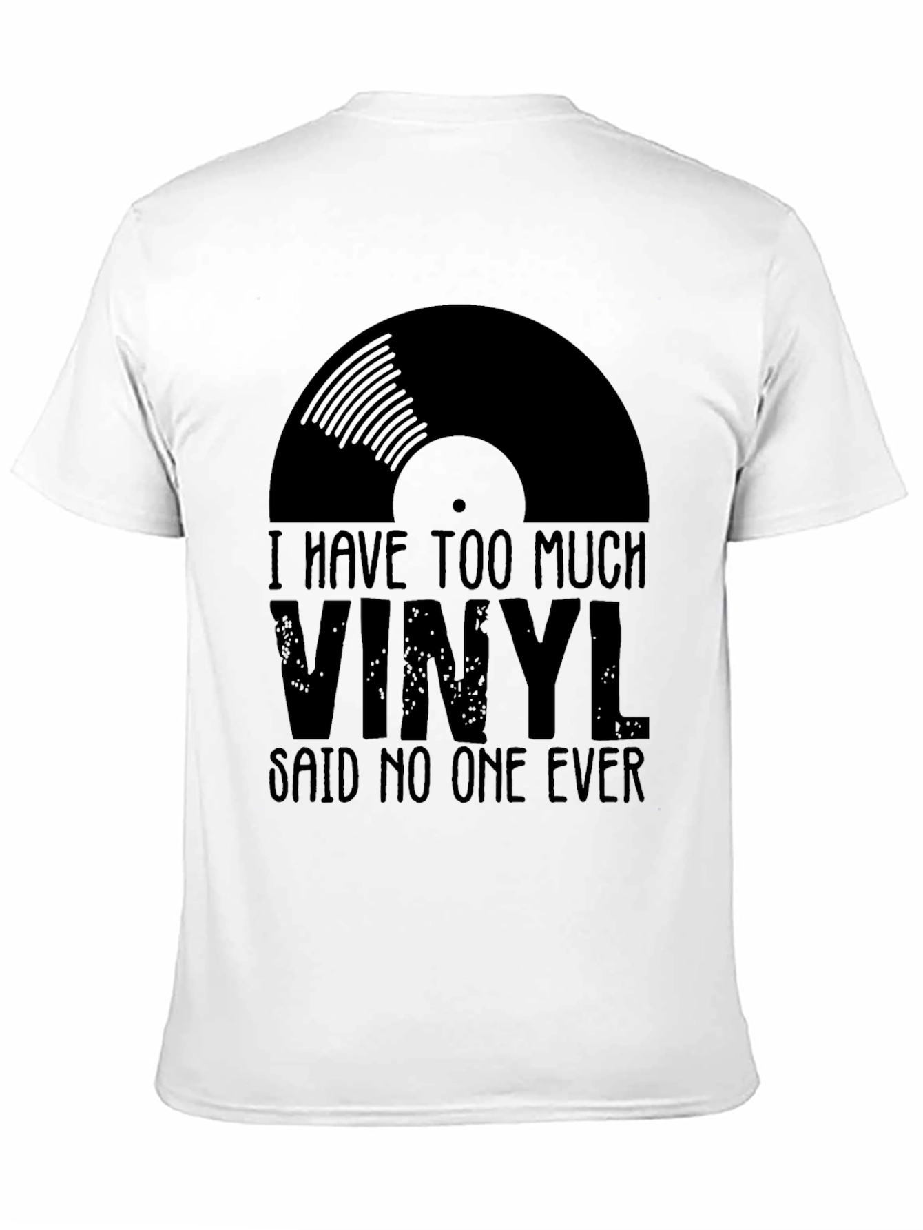 Vinyl Record Graphic T-Shirt - Music Lover Tee
