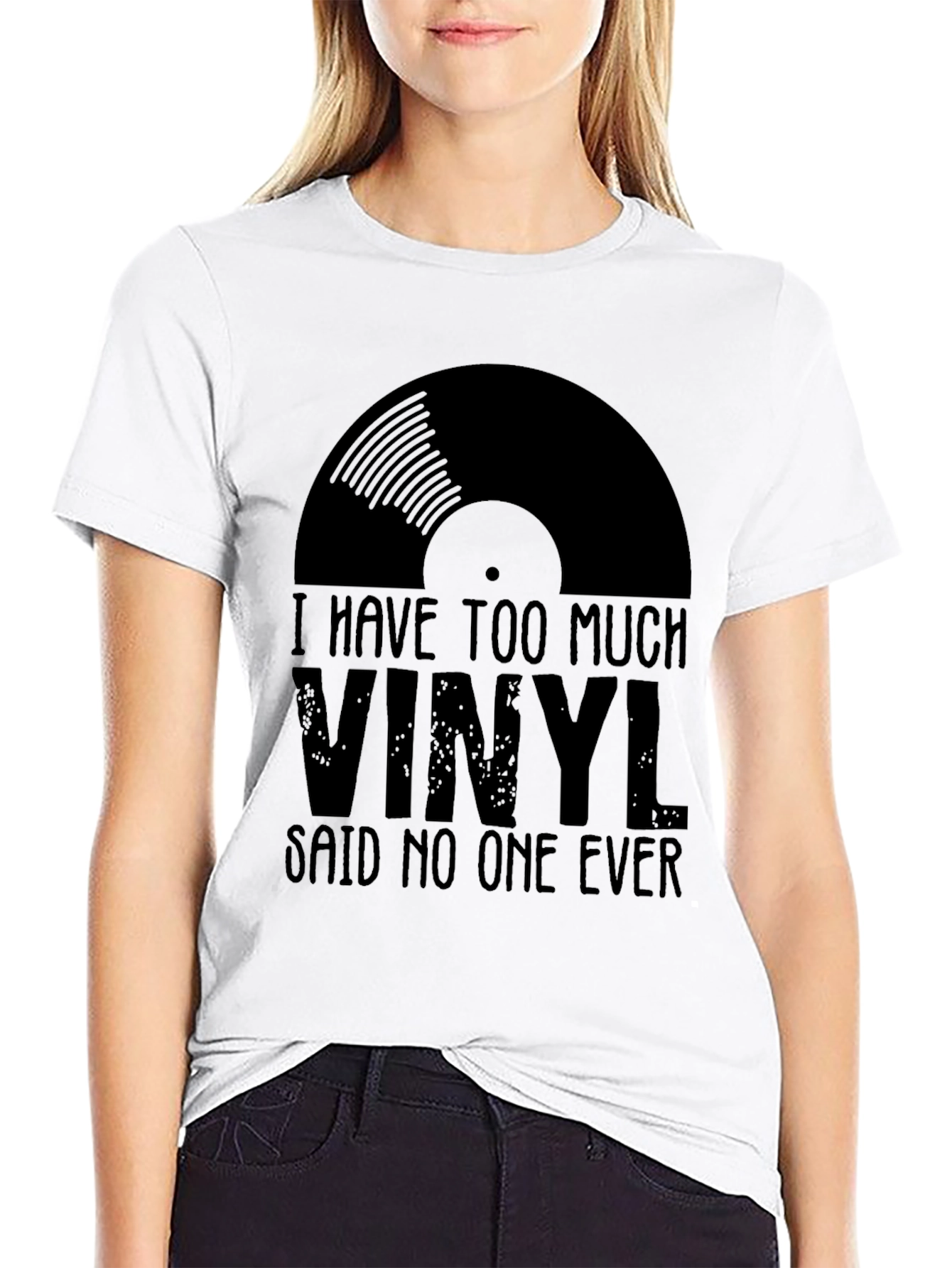 Vinyl Record Graphic T-Shirt - Music Lover Tee