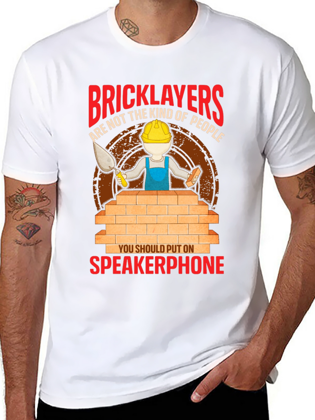 Bricklayers Speakerphone T-Shirt