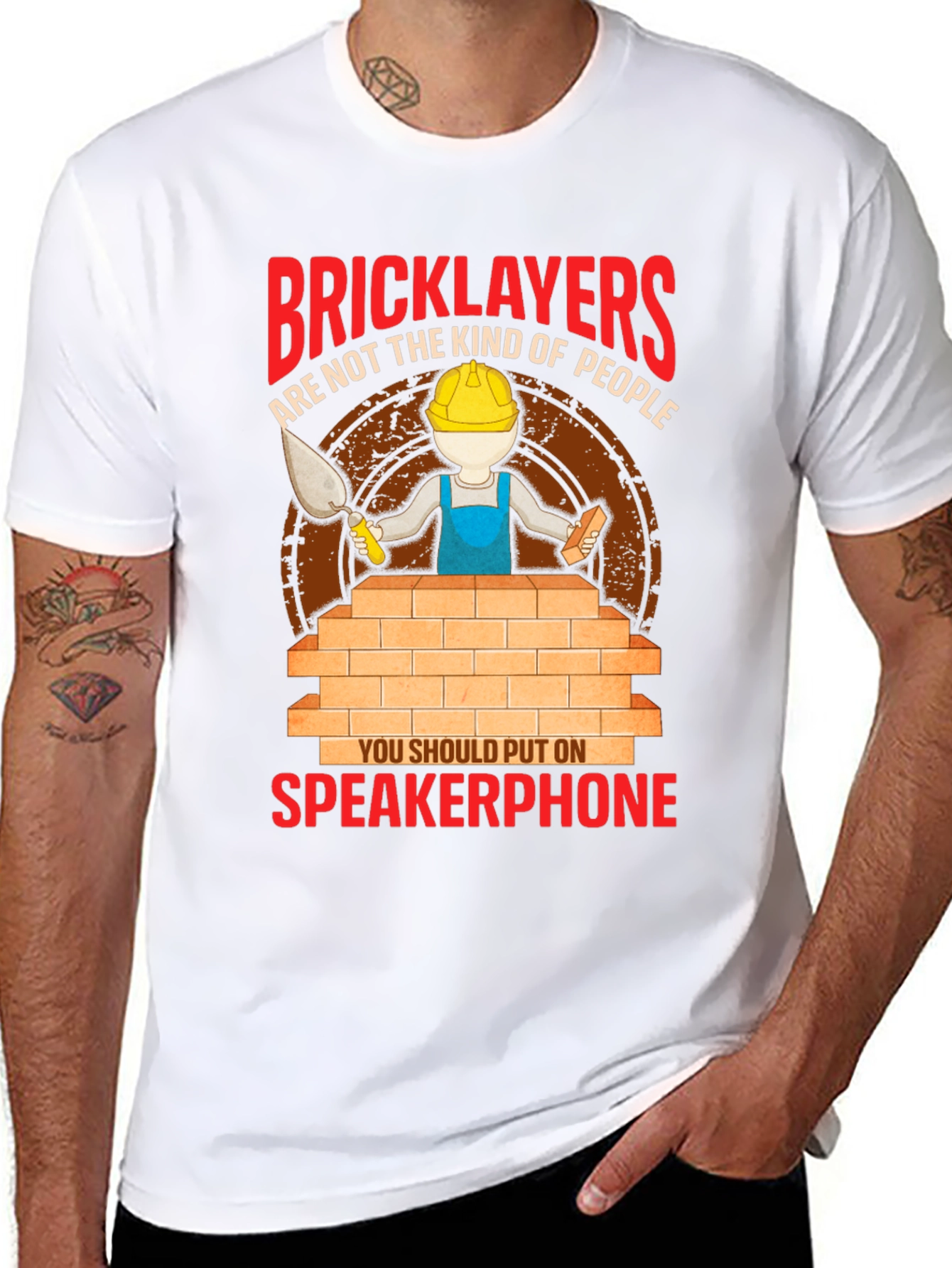 Bricklayers Speakerphone T-Shirt