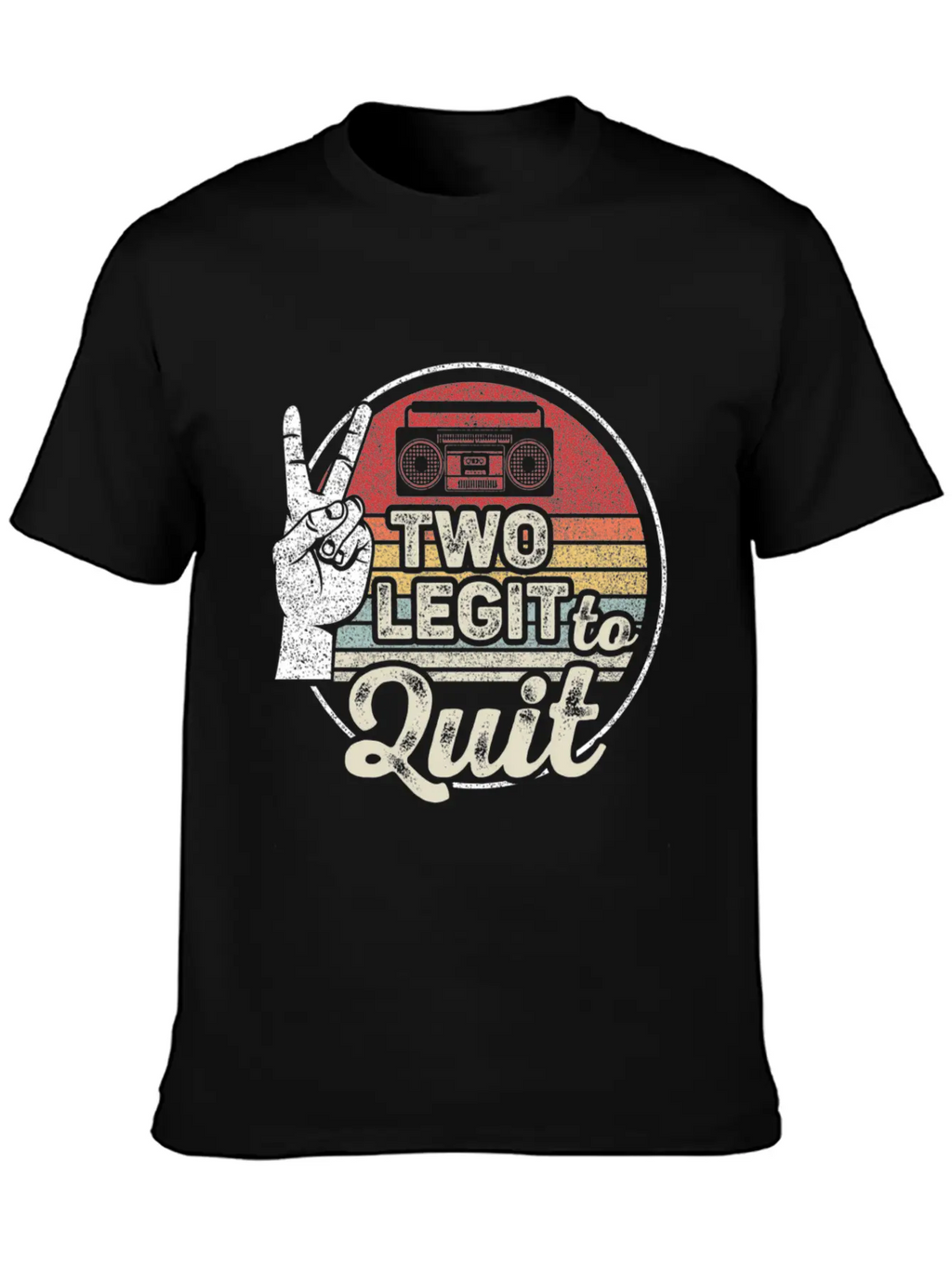 2Nd Hip Hop Theme Two Legit To Quit Essential Cotton Tee For Daily Outfits – Unisex Style