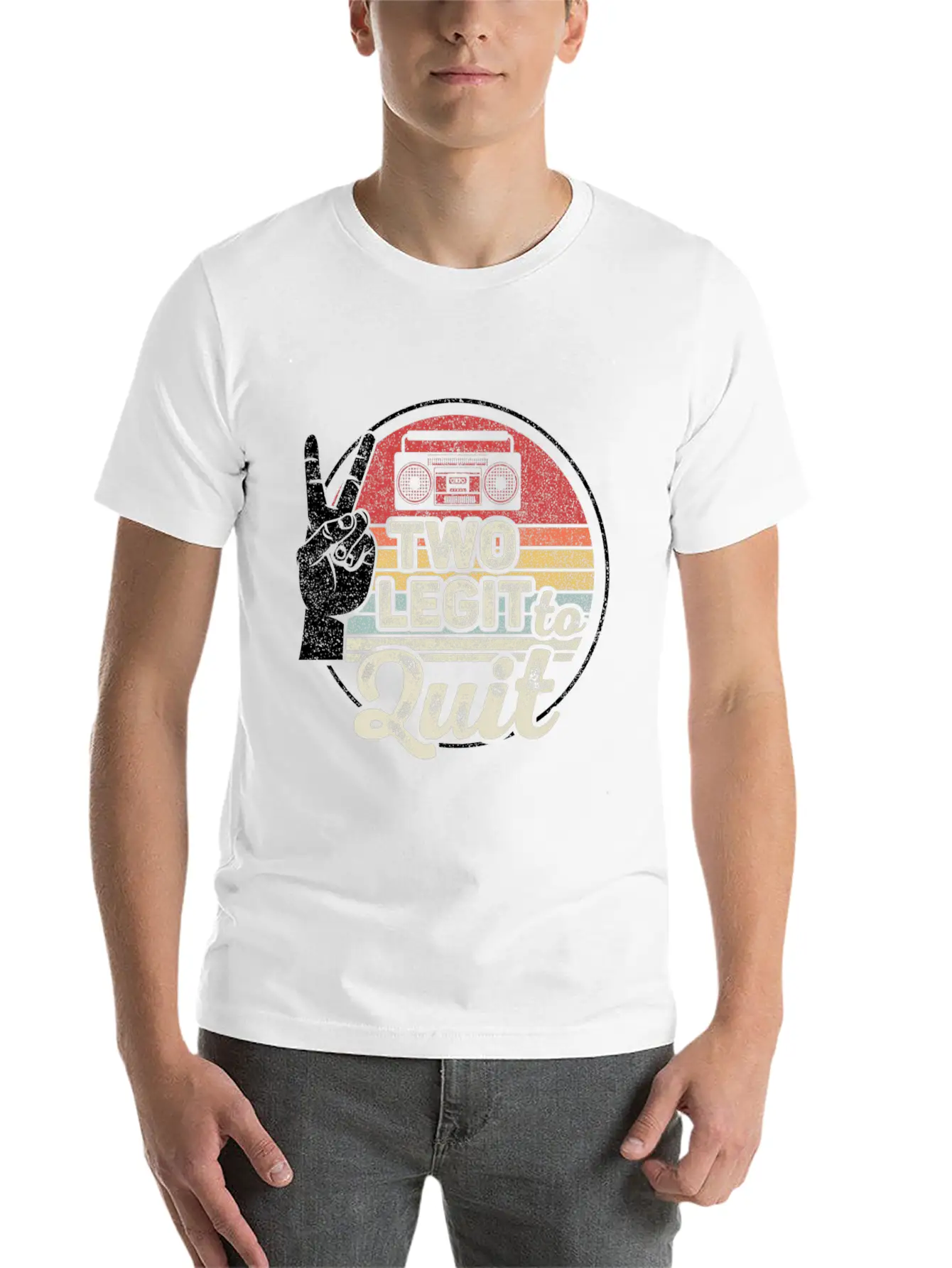 2Nd Hip Hop Theme Two Legit To Quit Essential Cotton Tee For Daily Outfits – Unisex Style