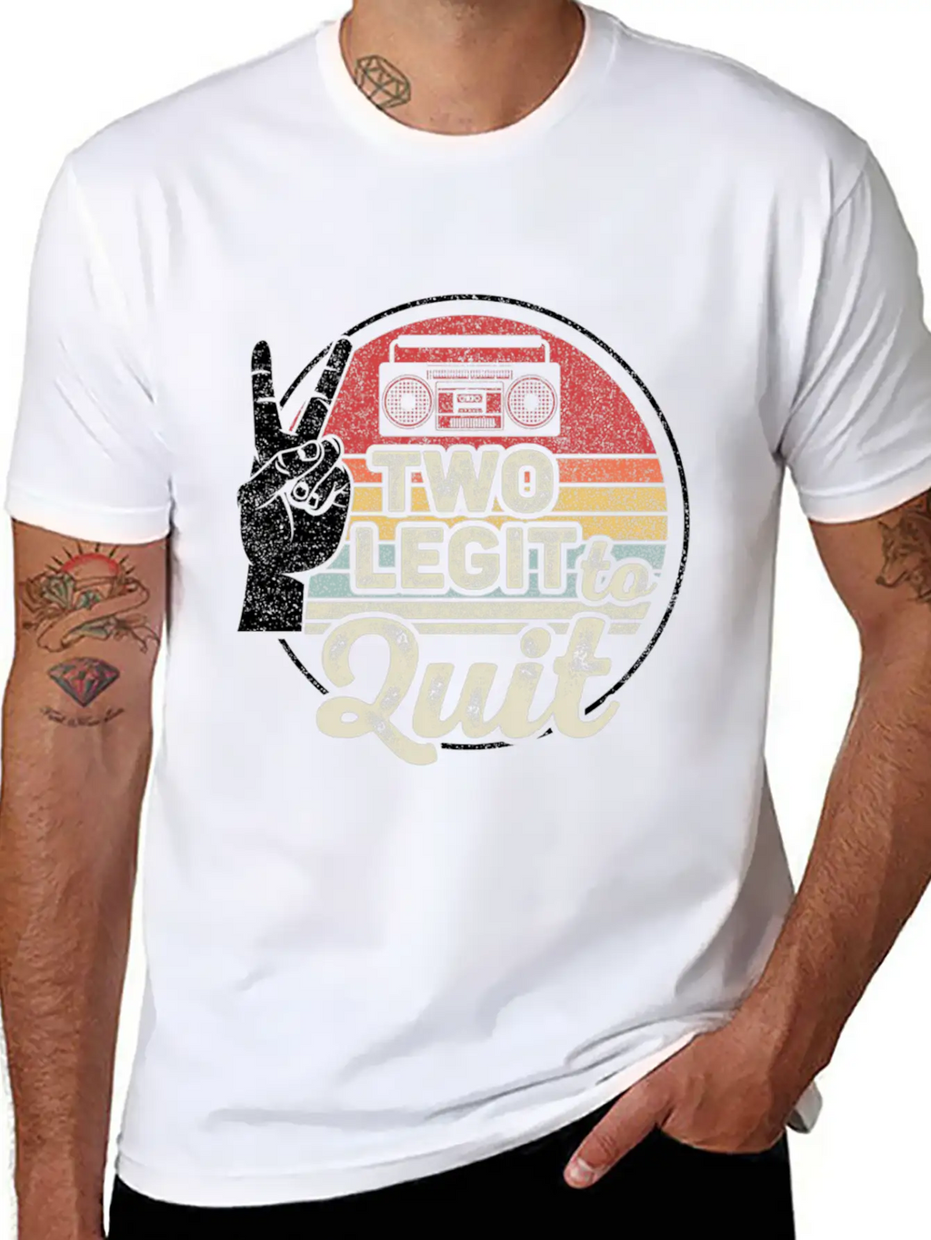 2Nd Hip Hop Theme Two Legit To Quit Essential Cotton Tee For Daily Outfits – Unisex Style