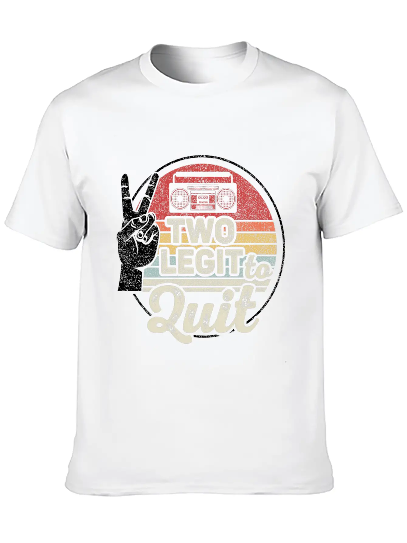 2Nd Hip Hop Theme Two Legit To Quit Essential Cotton Tee For Daily Outfits – Unisex Style