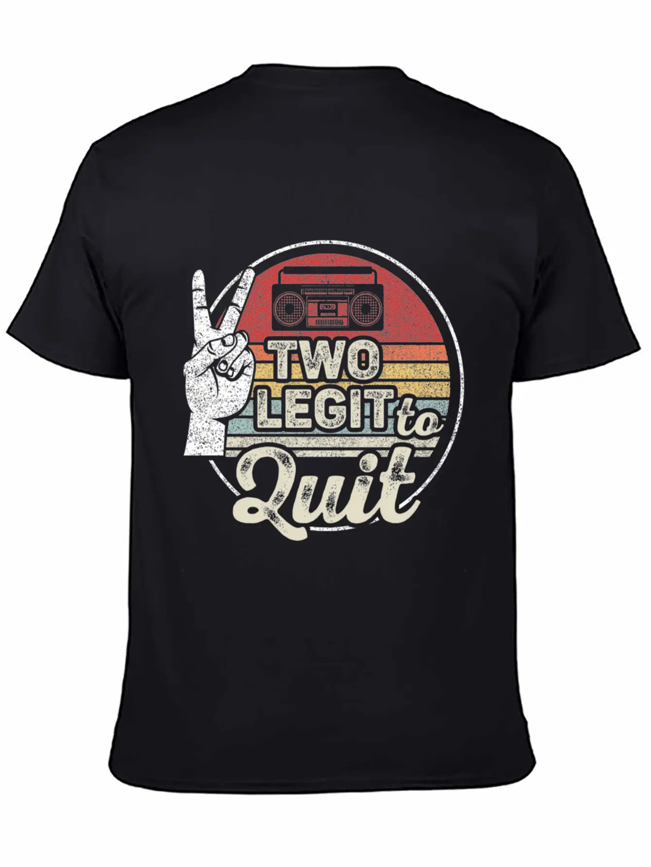 2Nd Hip Hop Theme Two Legit To Quit Essential Cotton Tee For Daily Outfits – Unisex Style