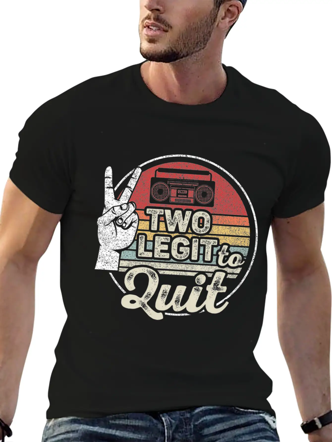 2Nd Hip Hop Theme Two Legit To Quit Essential Cotton Tee For Daily Outfits – Unisex Style
