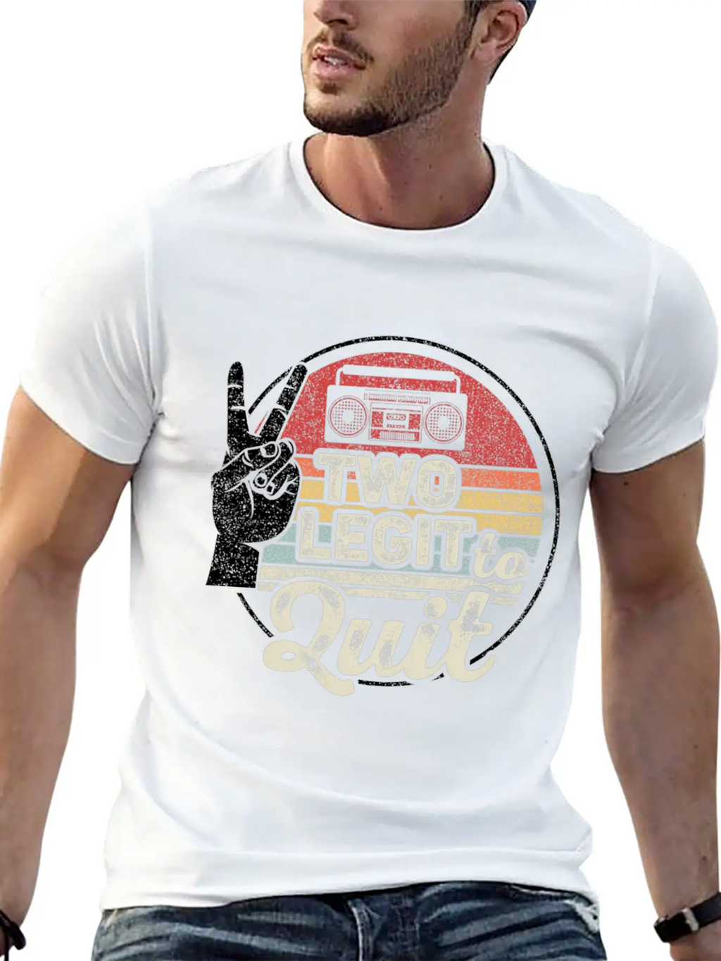 2Nd Hip Hop Theme Two Legit To Quit Essential Cotton Tee For Daily Outfits – Unisex Style
