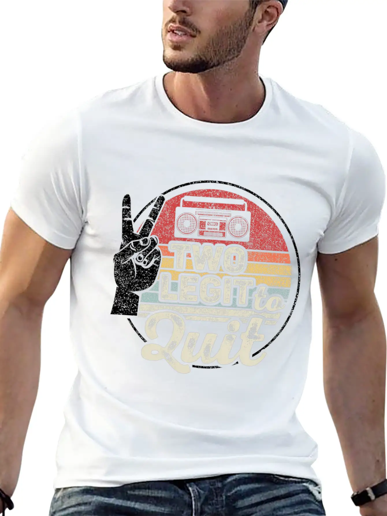 2Nd Hip Hop Theme Two Legit To Quit Essential Cotton Tee For Daily Outfits – Unisex Style