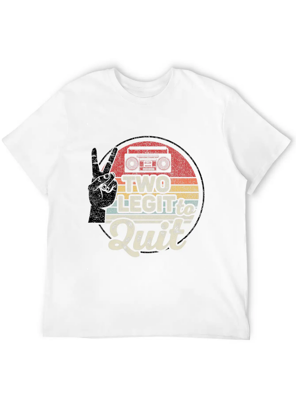 2Nd Hip Hop Theme Two Legit To Quit Essential Cotton Tee For Daily Outfits – Unisex Style