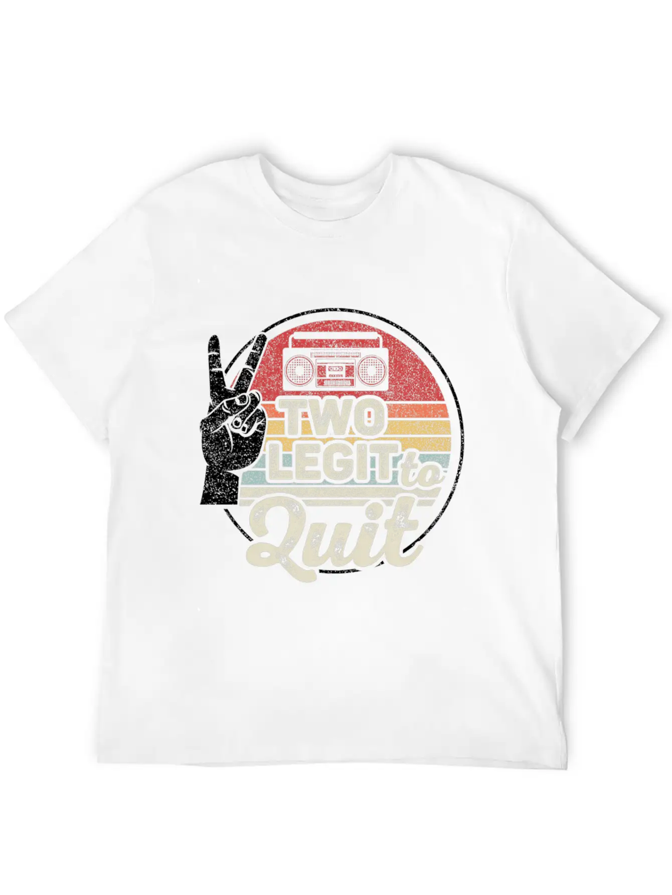 2Nd Hip Hop Theme Two Legit To Quit Essential Cotton Tee For Daily Outfits – Unisex Style