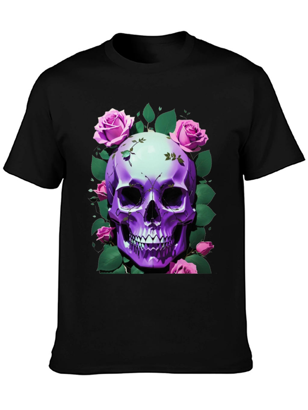 Skull and Roses Graphic Tee