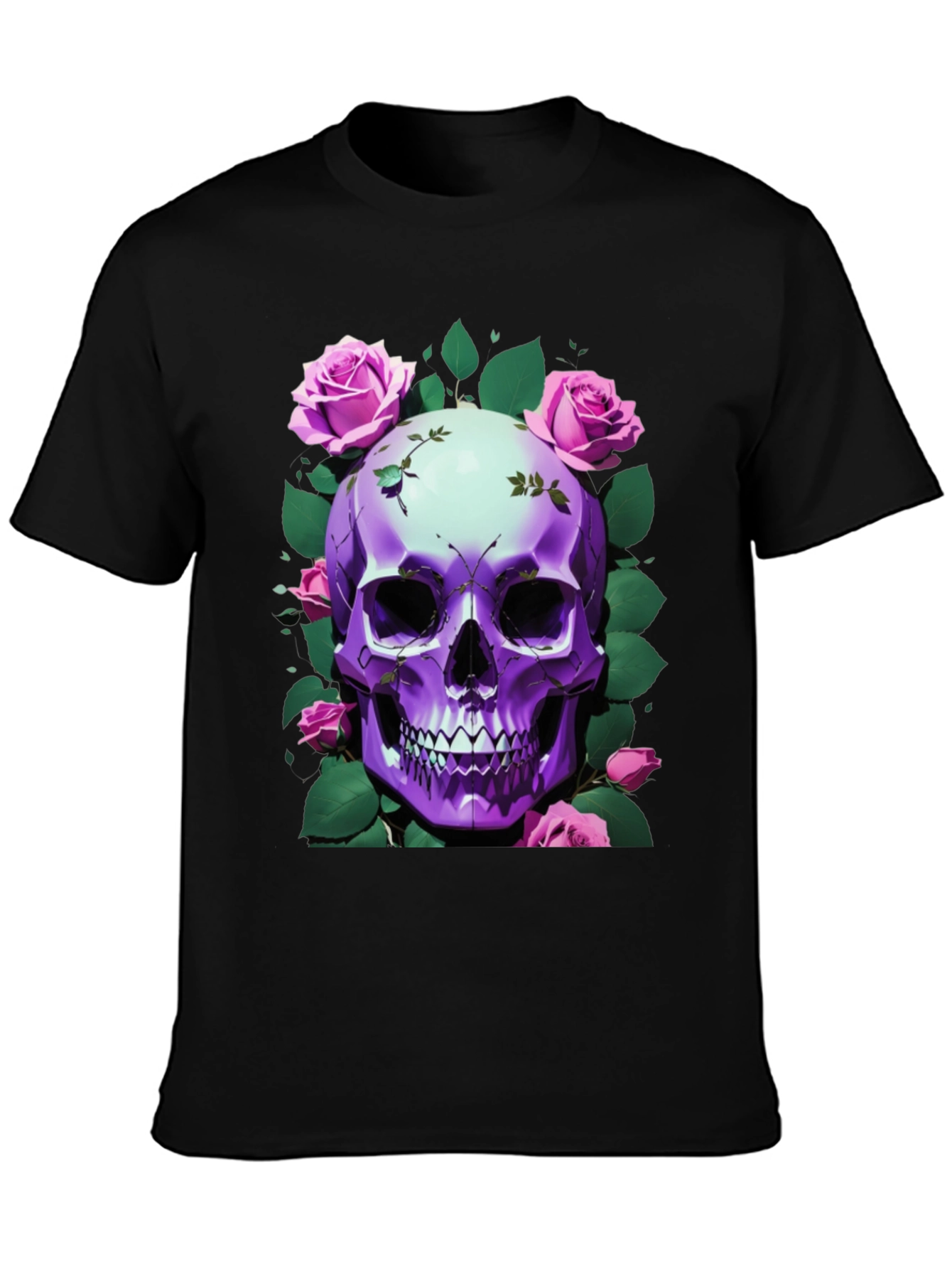 Skull and Roses Graphic Tee