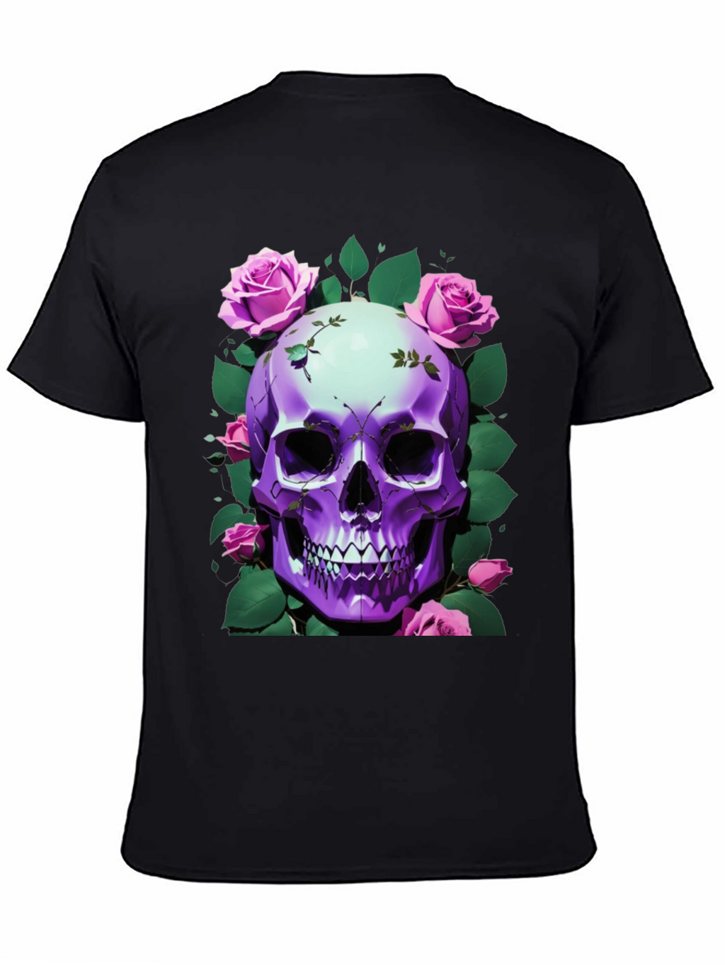 Skull and Roses Graphic Tee