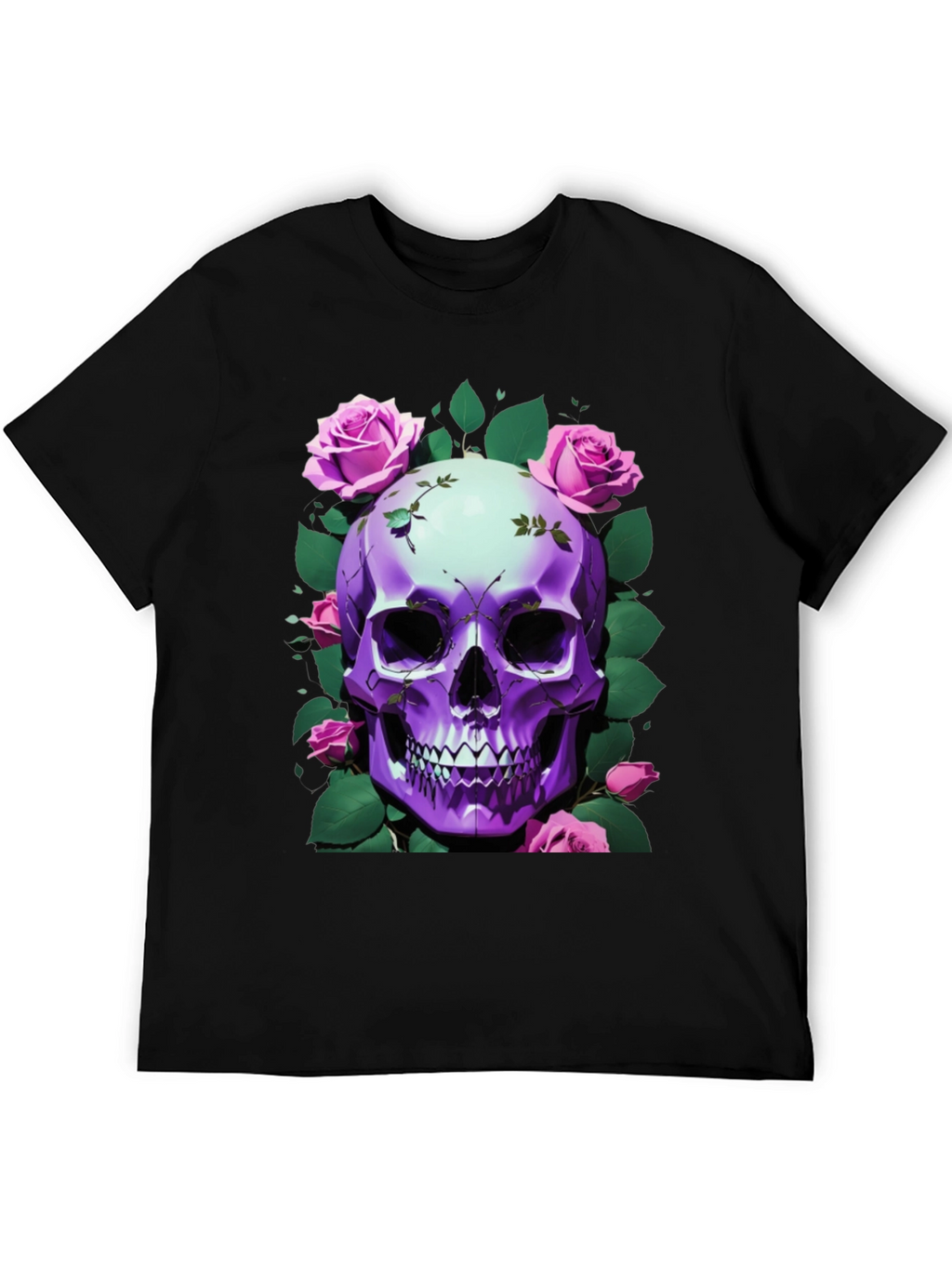 Skull and Roses Graphic Tee