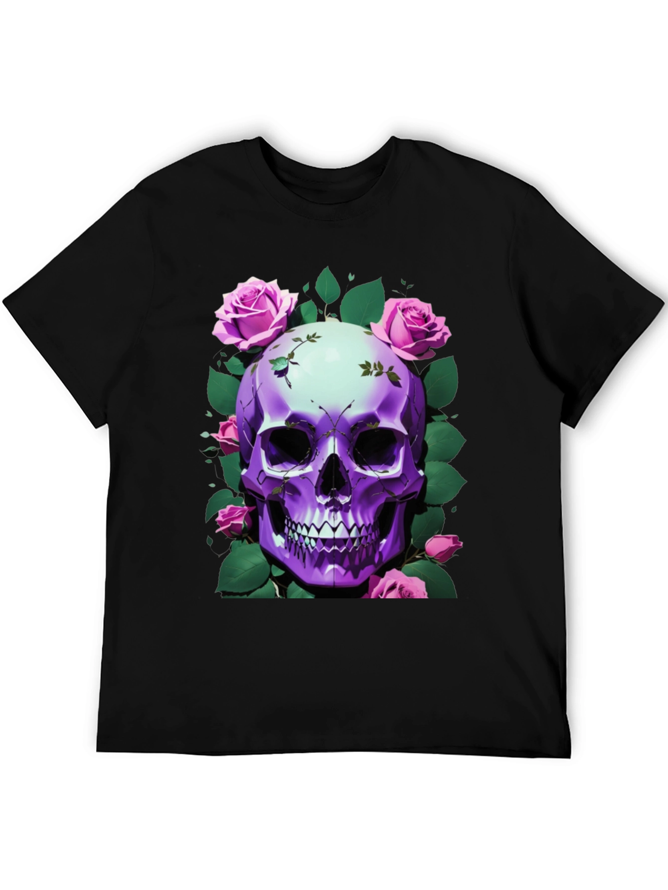 Skull and Roses Graphic Tee