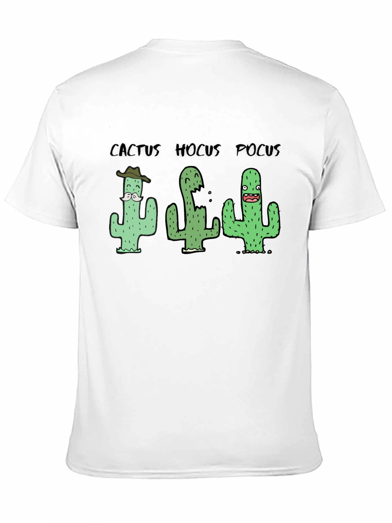 Cactus Hocus Pocus Black T-Shirt