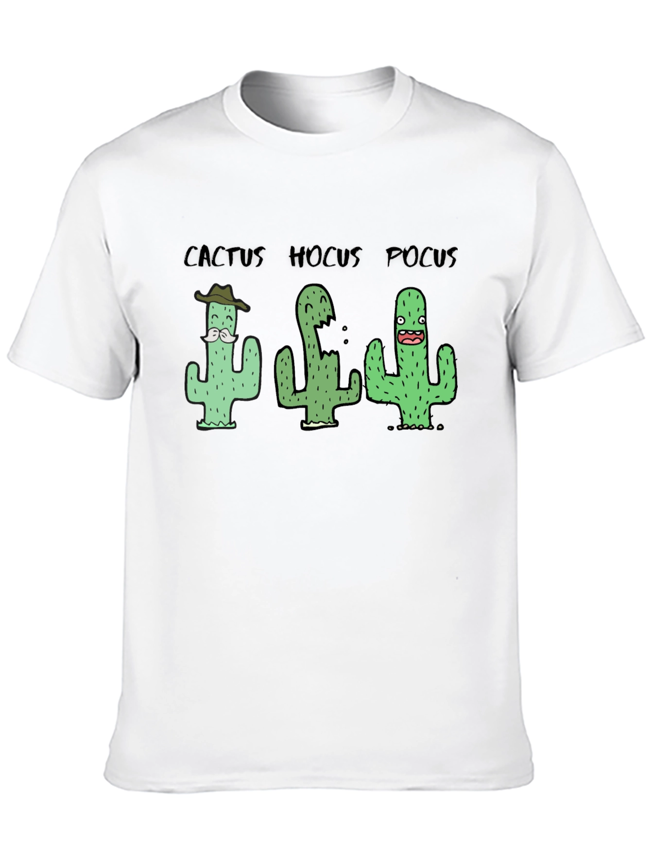 Cactus Hocus Pocus Black T-Shirt