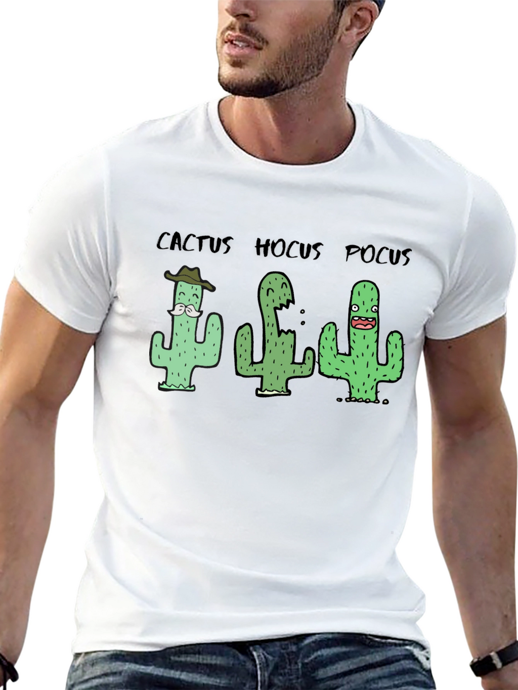 Cactus Hocus Pocus Black T-Shirt