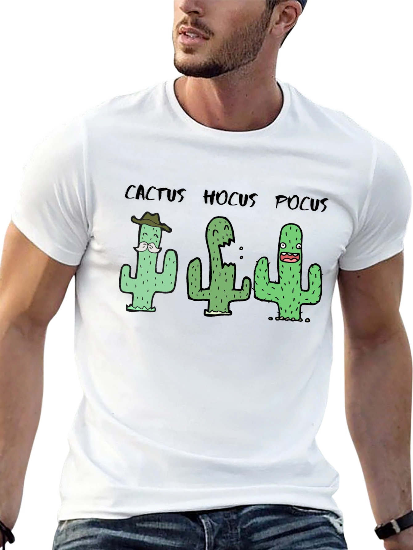 Cactus Hocus Pocus Black T-Shirt