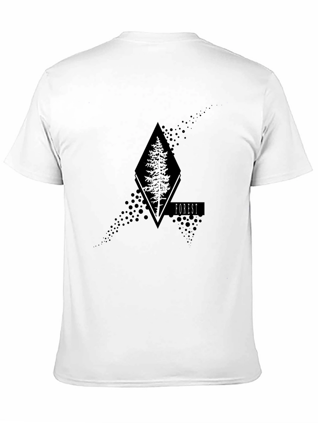 Nature Inspired Graphic Tee - Forest Design