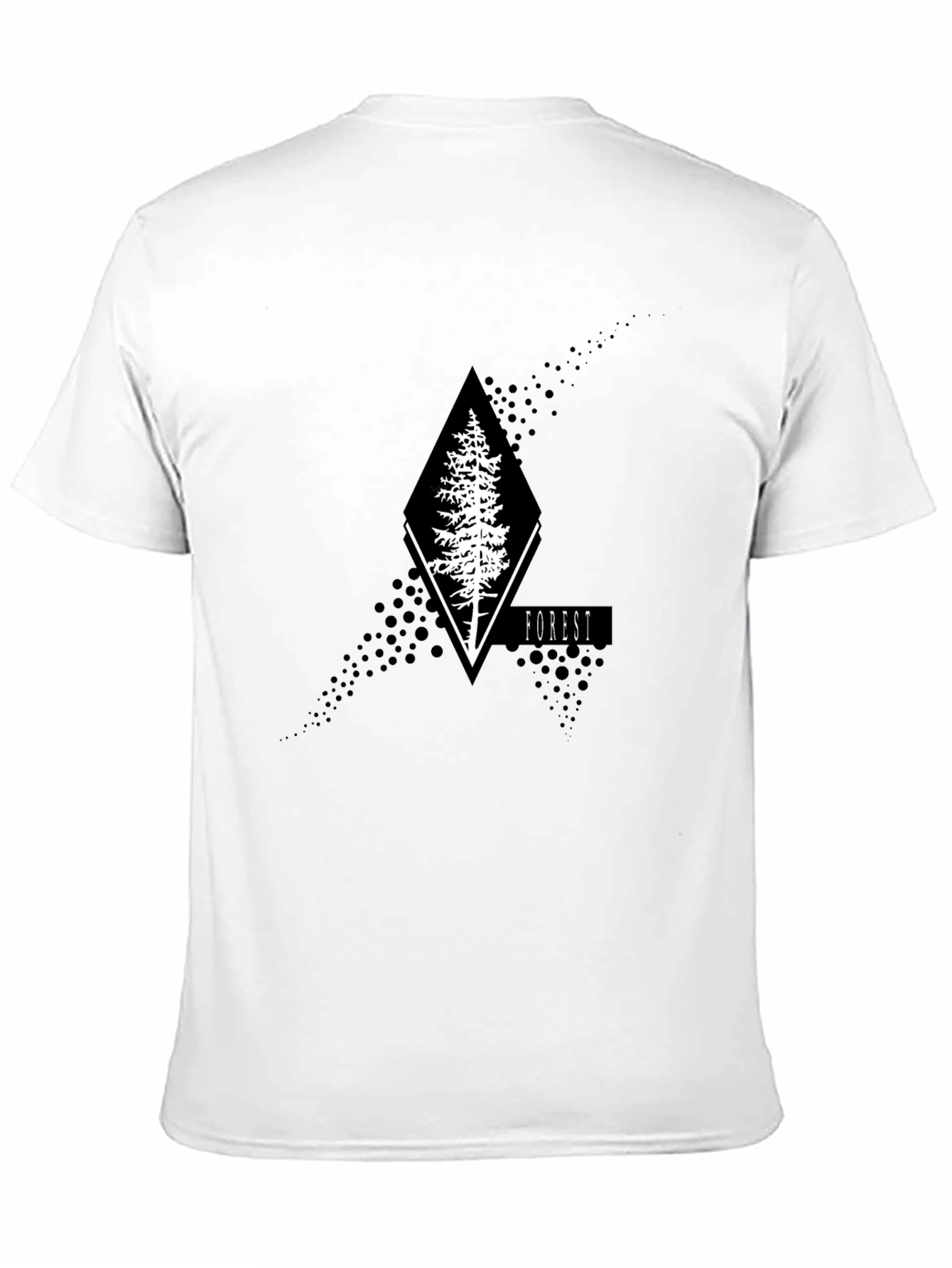 Nature Inspired Graphic Tee - Forest Design