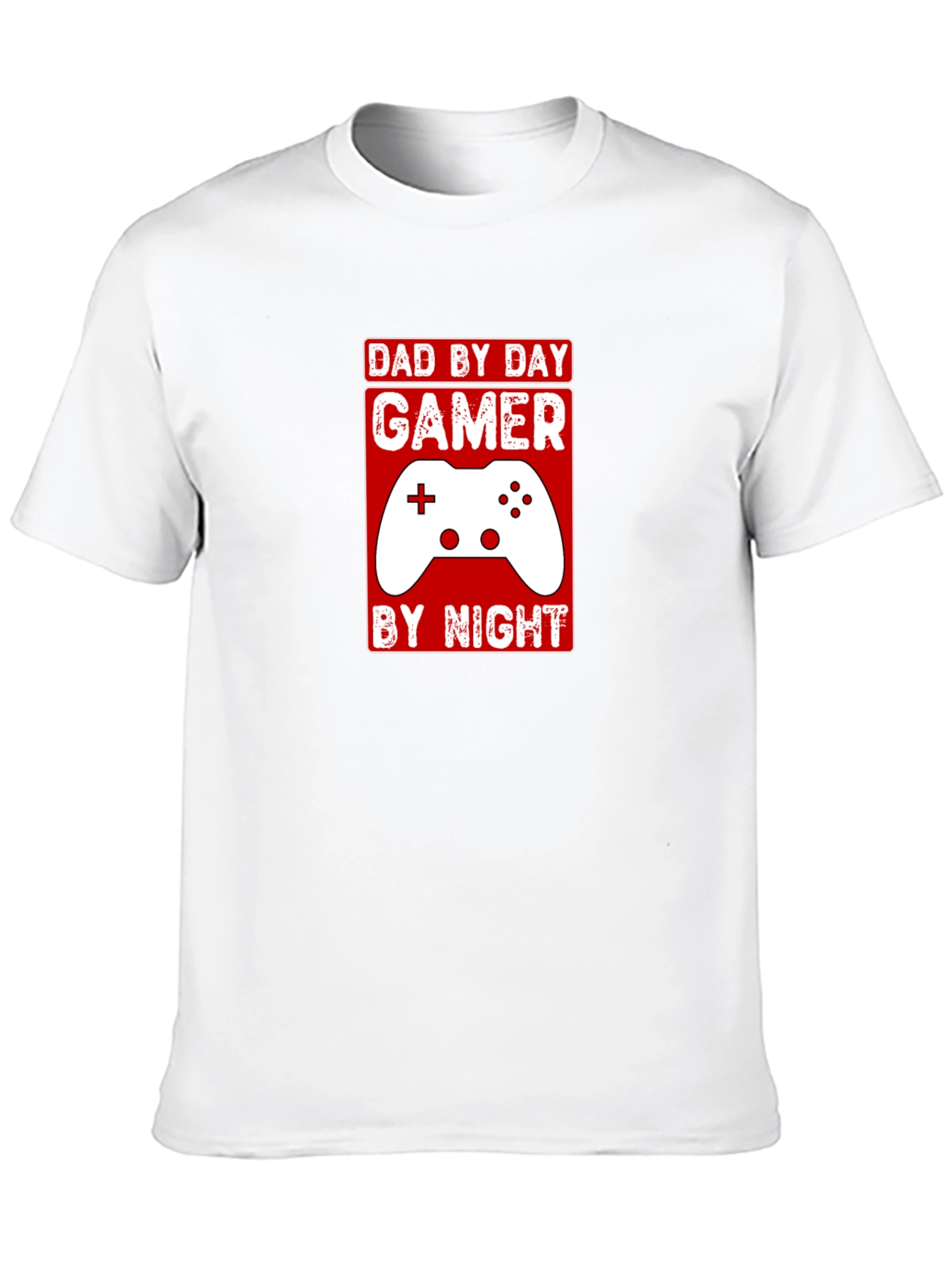 Dad By Day Gamer By Night Graphic T-Shirt