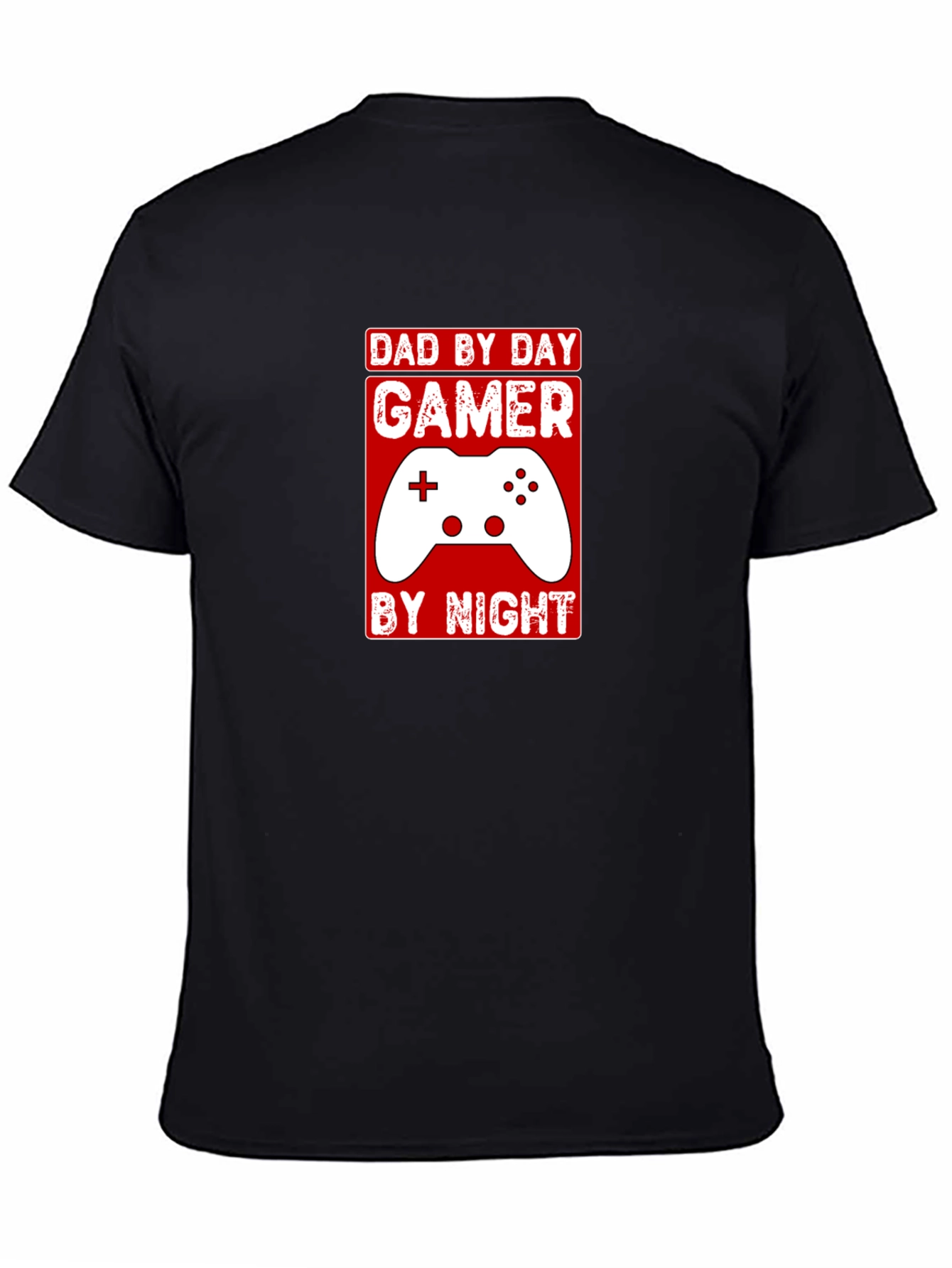 Dad By Day Gamer By Night Graphic T-Shirt