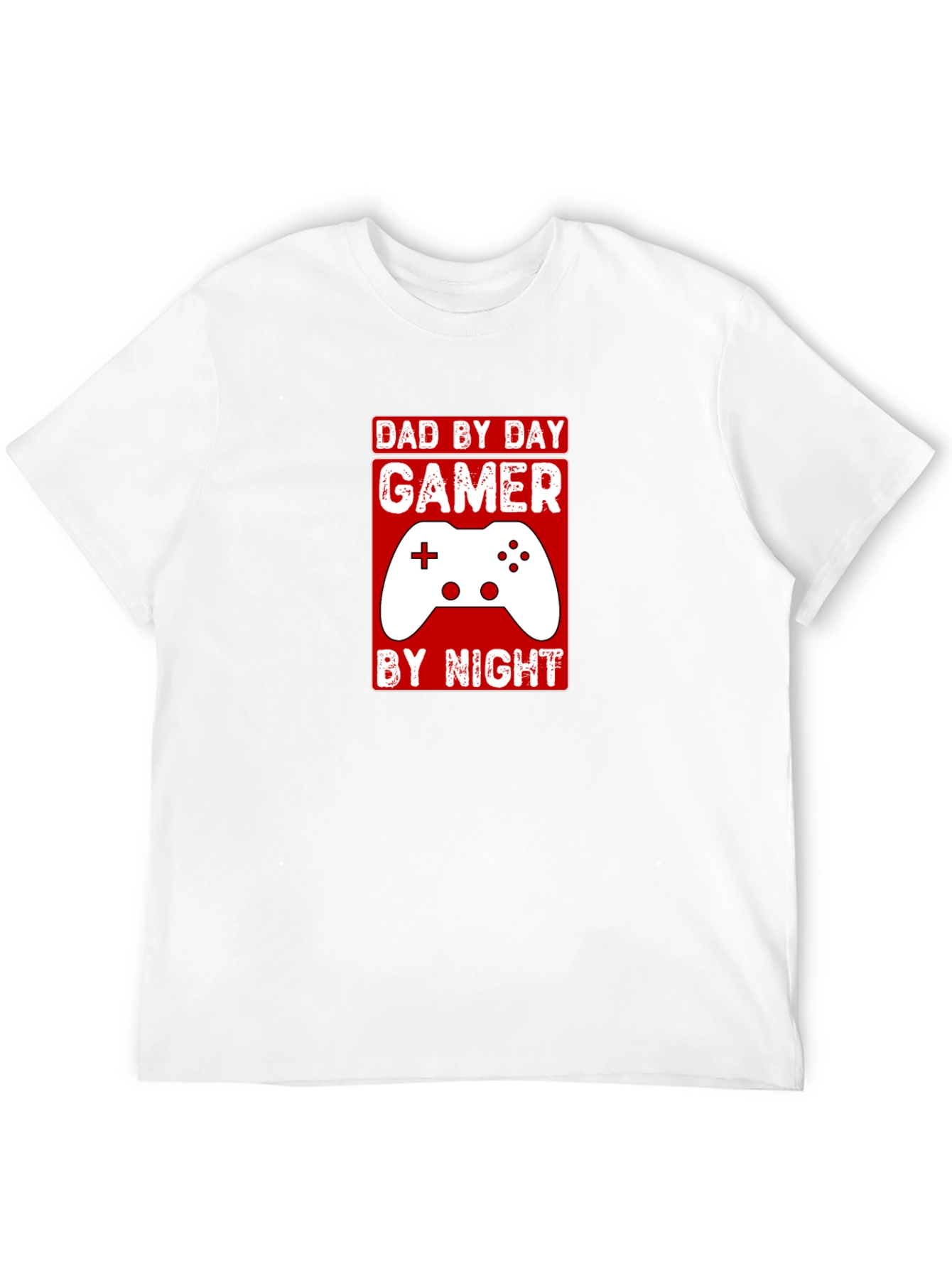 Dad By Day Gamer By Night Graphic T-Shirt