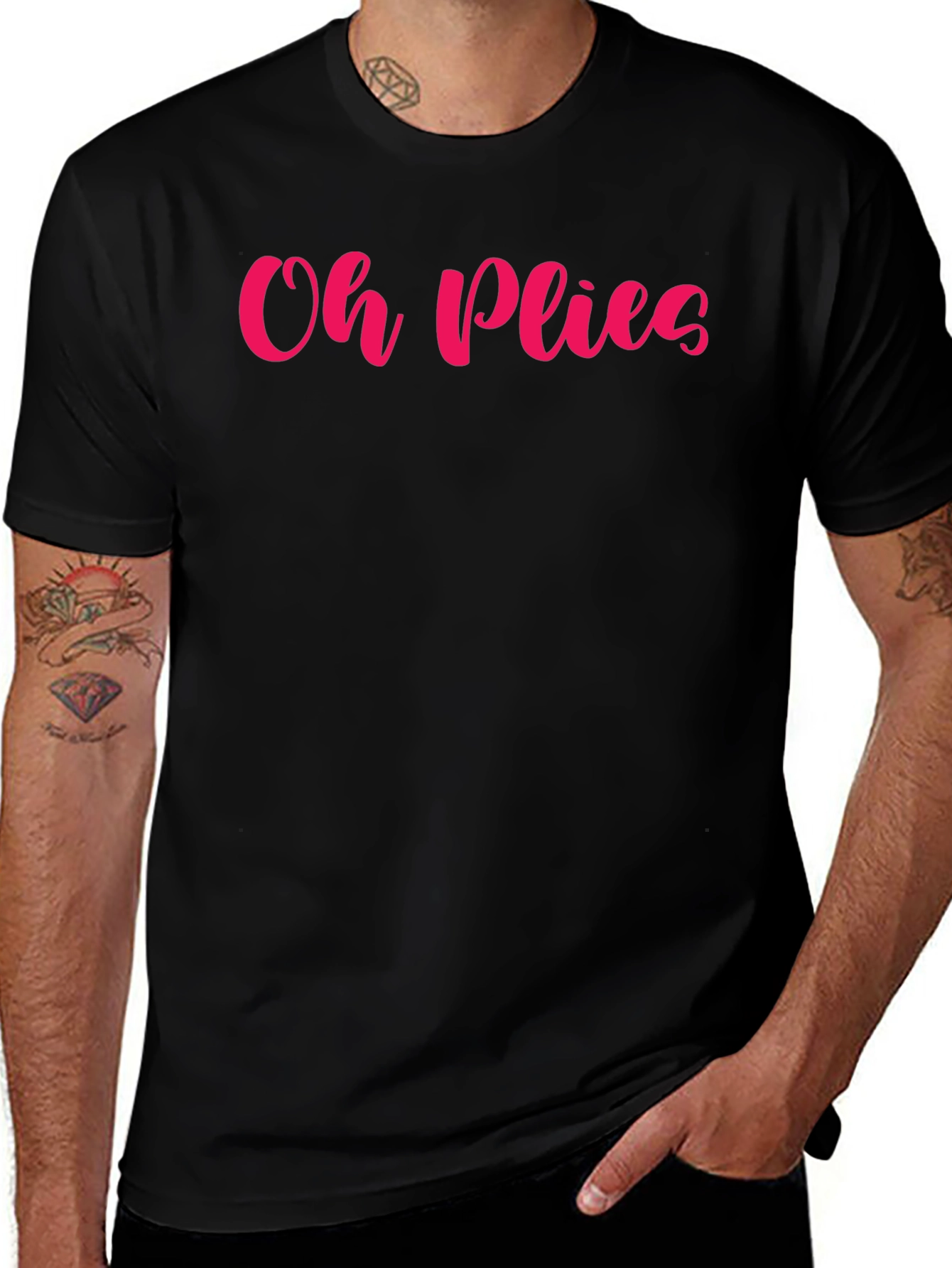 Oh Plies Graphic T-Shirt - Ballet Dance Tee