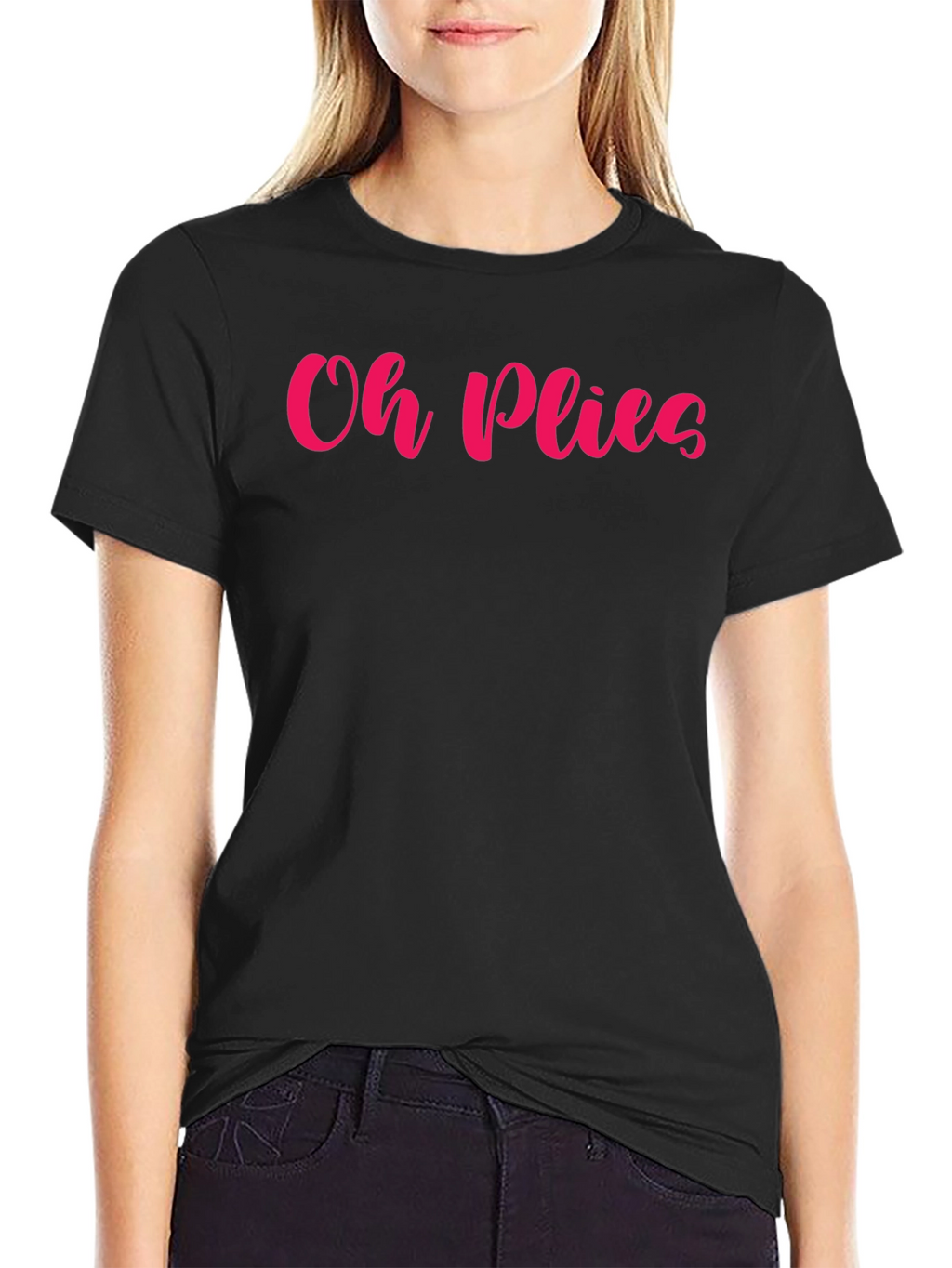 Oh Plies Graphic T-Shirt - Ballet Dance Tee