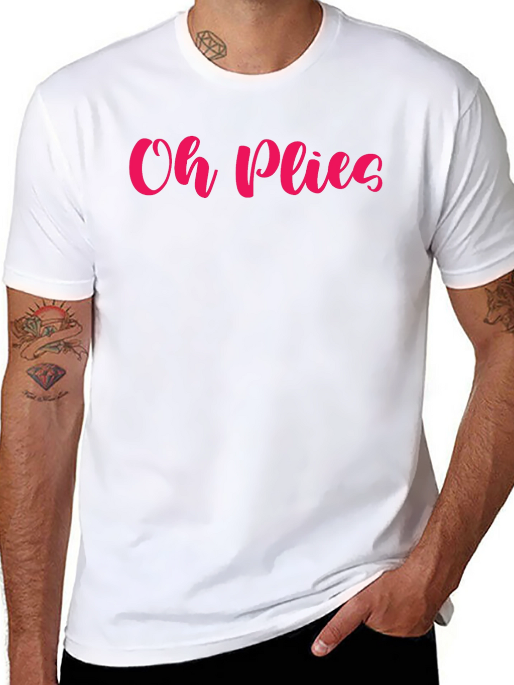 Oh Plies Graphic T-Shirt - Ballet Dance Tee