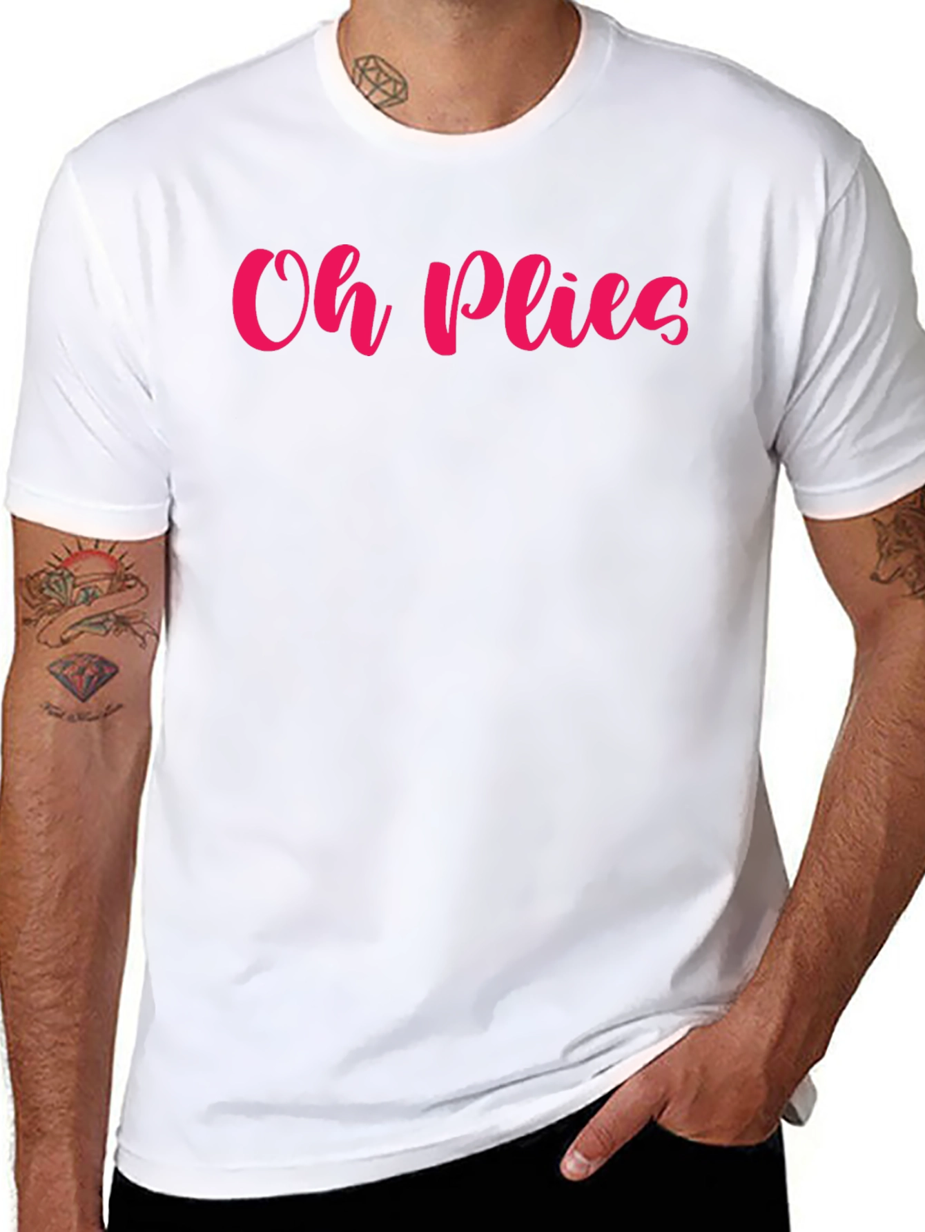 Oh Plies Graphic T-Shirt - Ballet Dance Tee