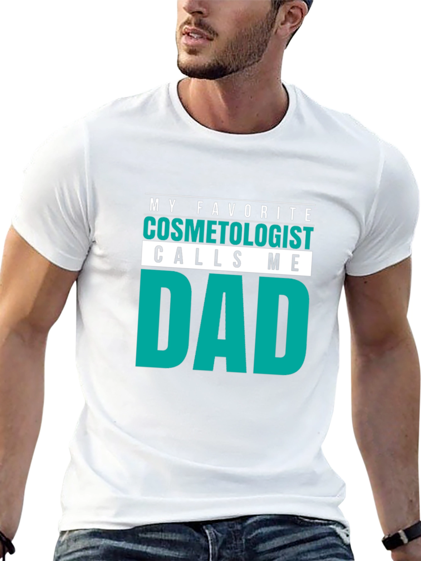 Cosmetologist Dad T-Shirt - Funny Gift Idea!