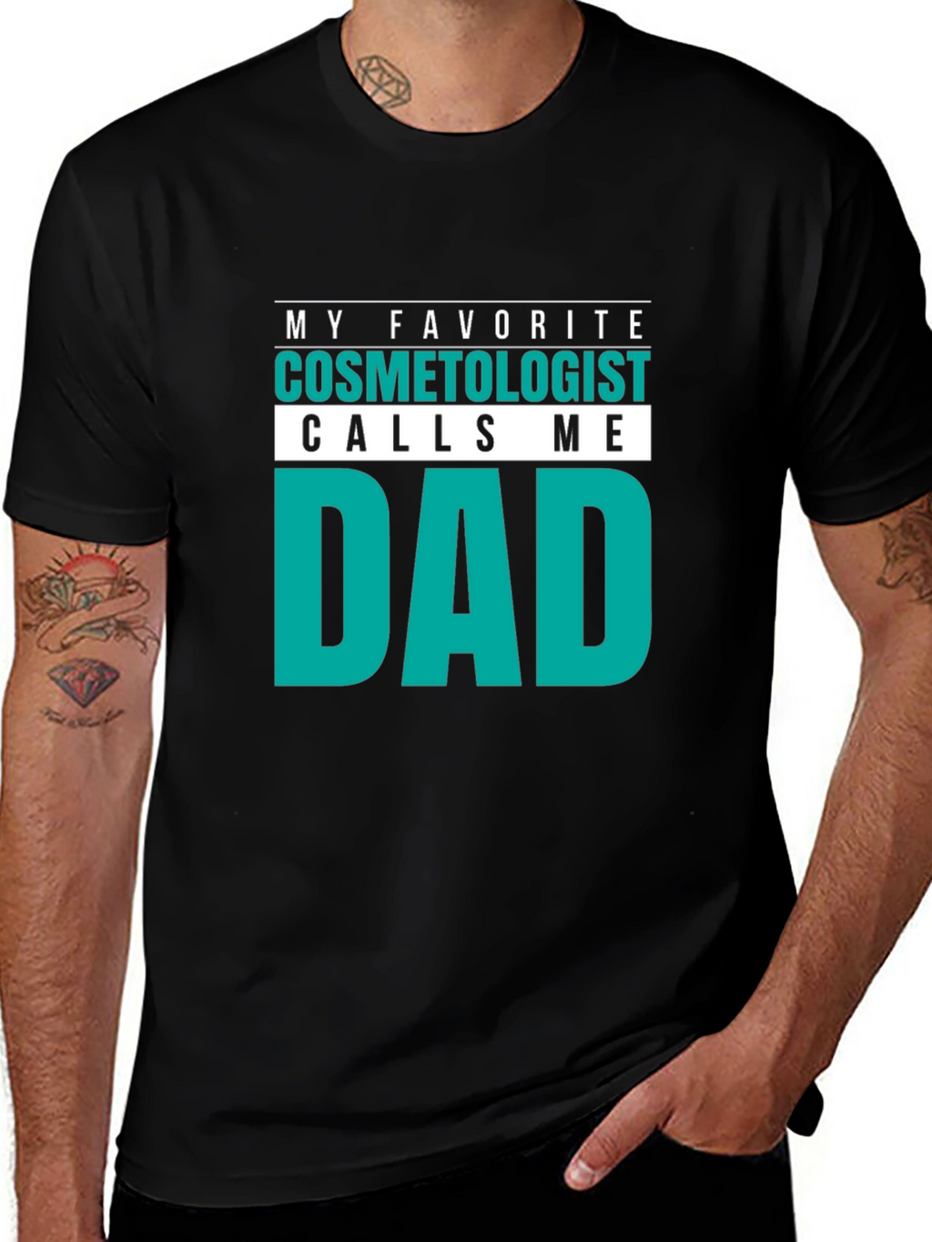 Cosmetologist Dad T-Shirt - Funny Gift Idea!