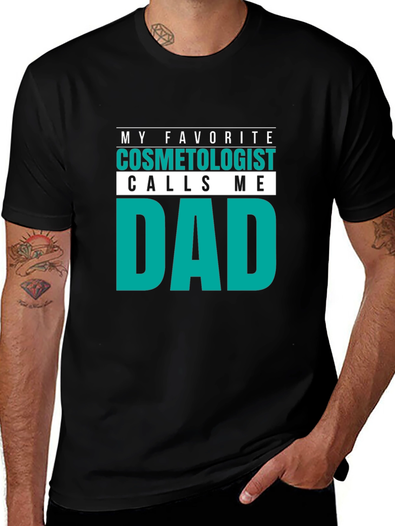 Cosmetologist Dad T-Shirt - Funny Gift Idea!