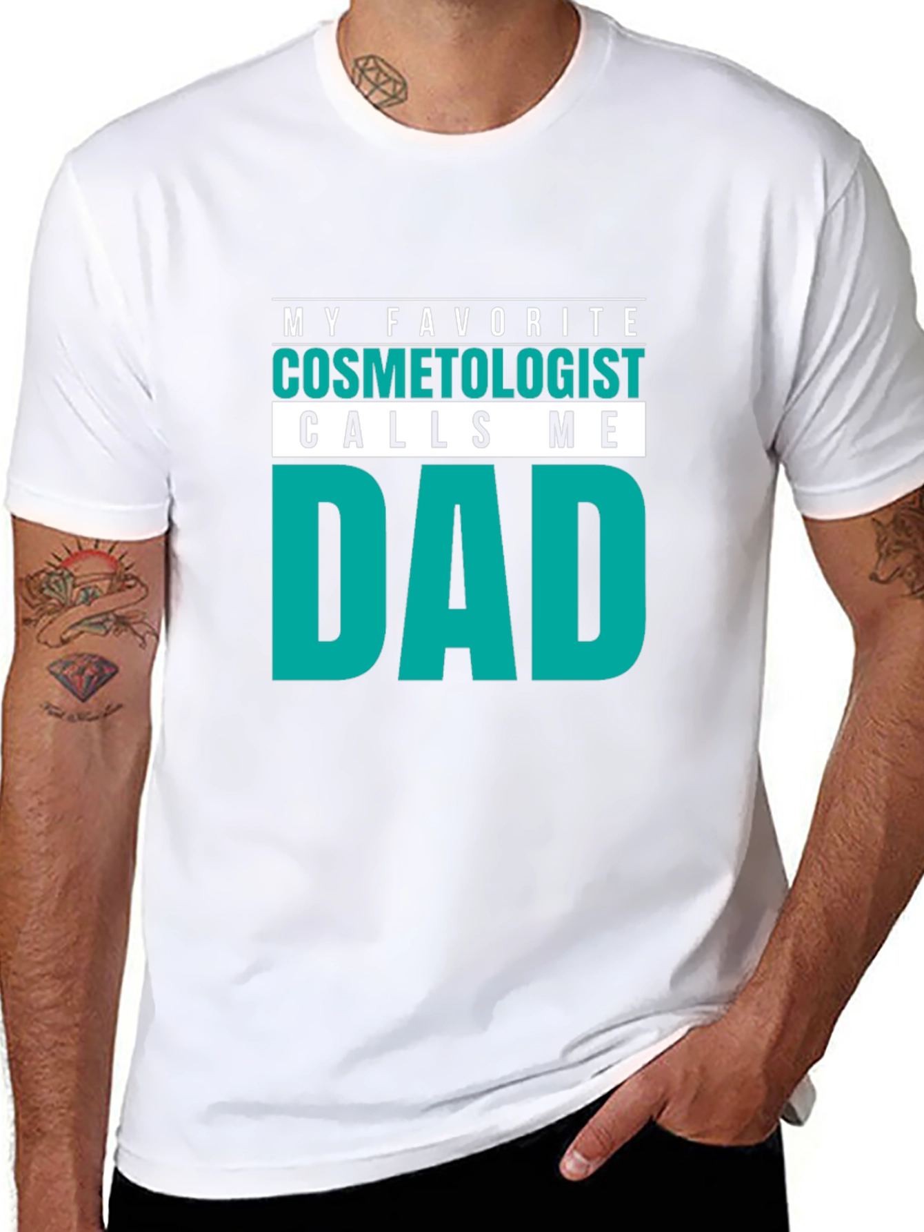Cosmetologist Dad T-Shirt - Funny Gift Idea!
