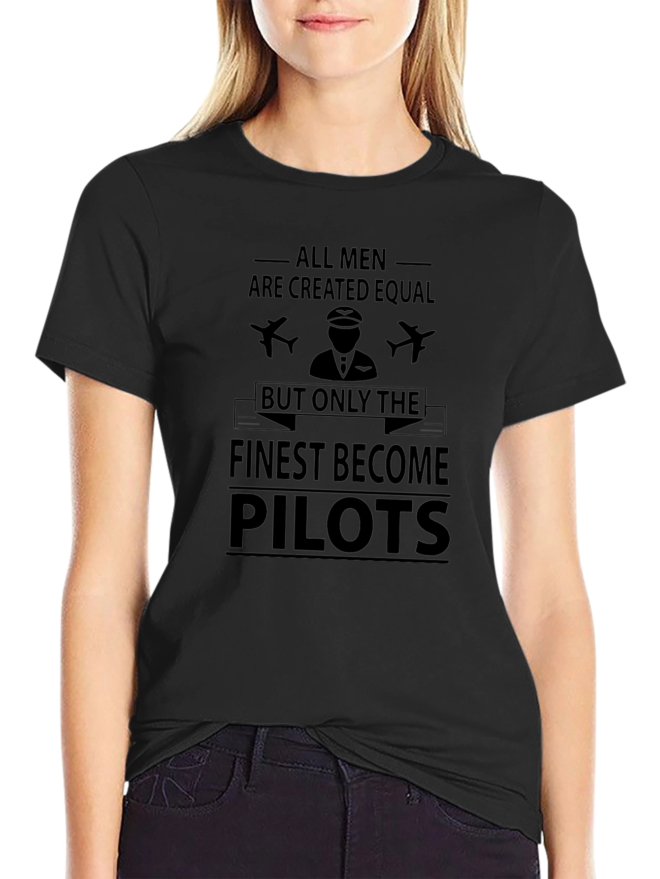 All Men Are Created Equal Pilot T-Shirt
