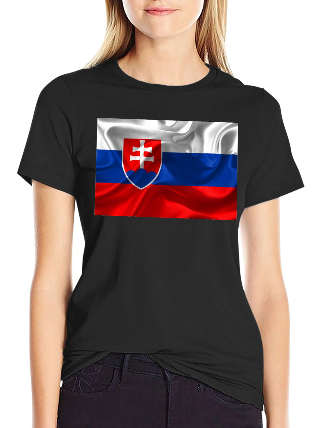 Slovakia Flag Graphic T-Shirt